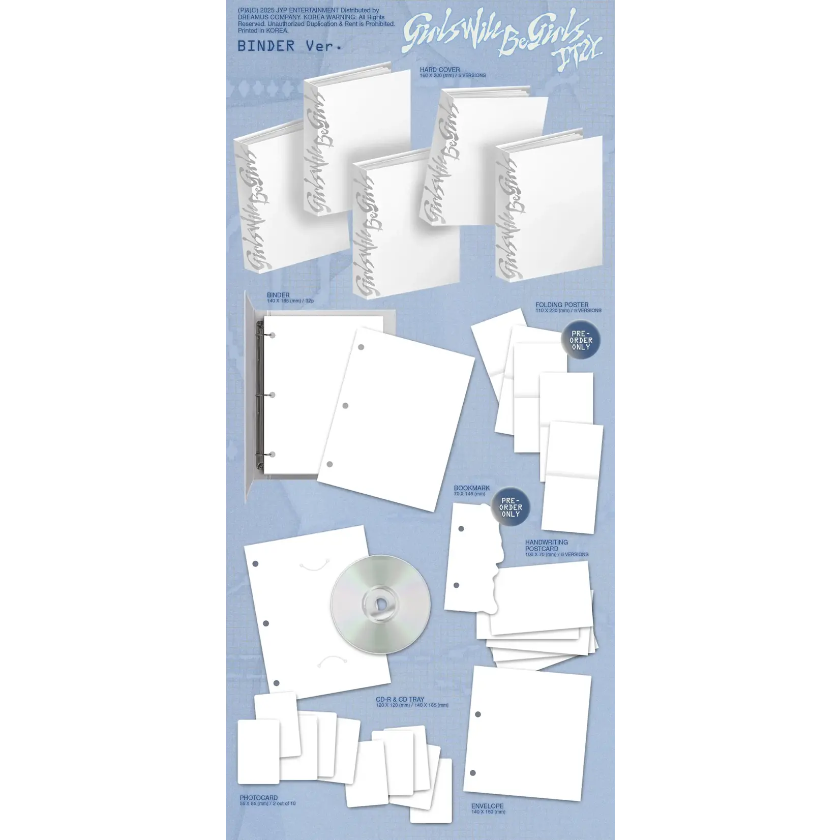 Itzy ITZY - [Girls Will Be Girls] (Binder Ver.)