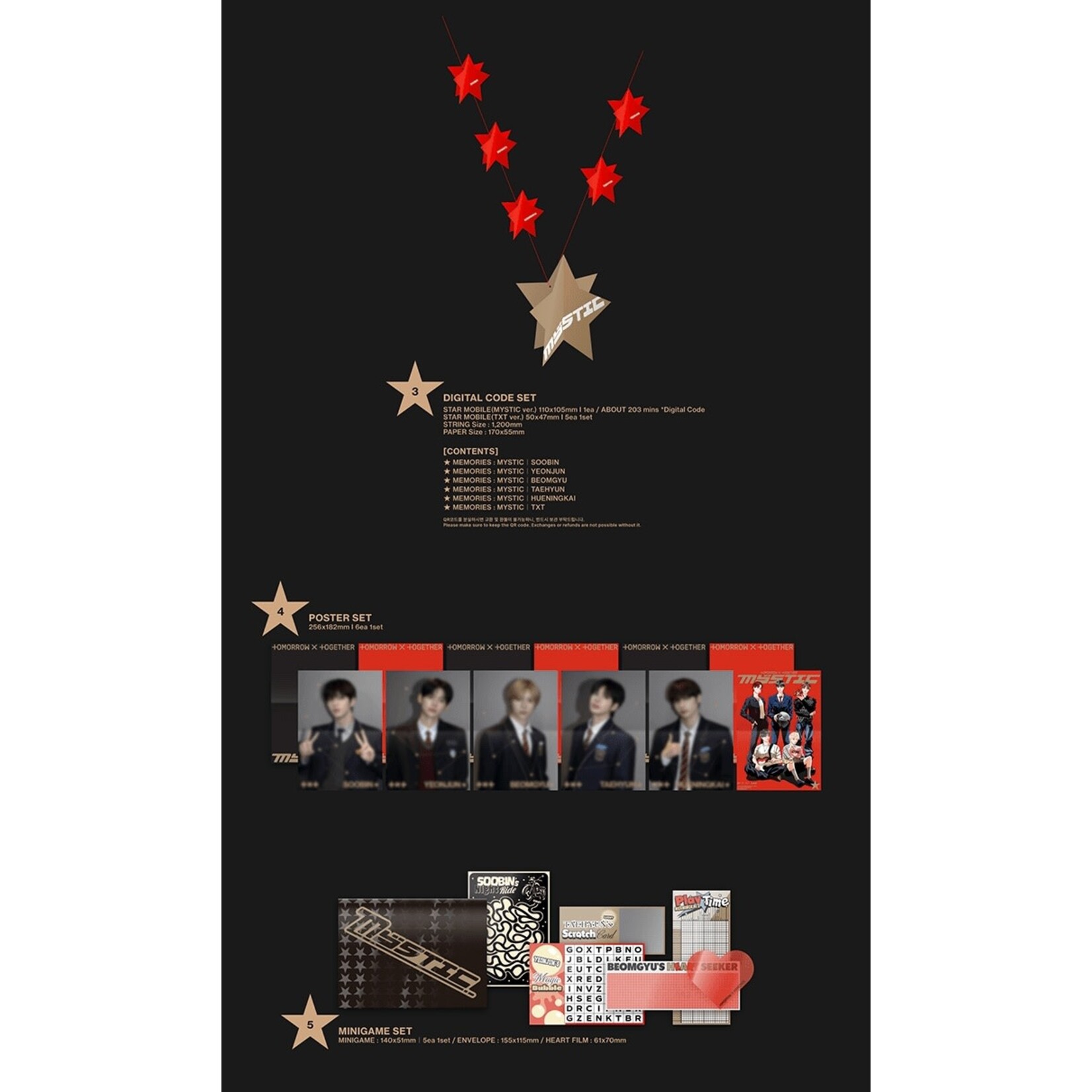 TXT TOMORROW X TOGETHER (TXT) - MEMORIES : MYSTIC