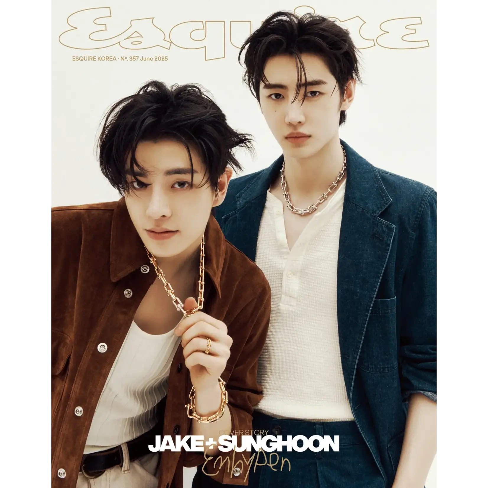 Enhypen Enhypen - [Esquire 2025. 06] (Cover. ENHYPEN JAKE & SUNGHOON)