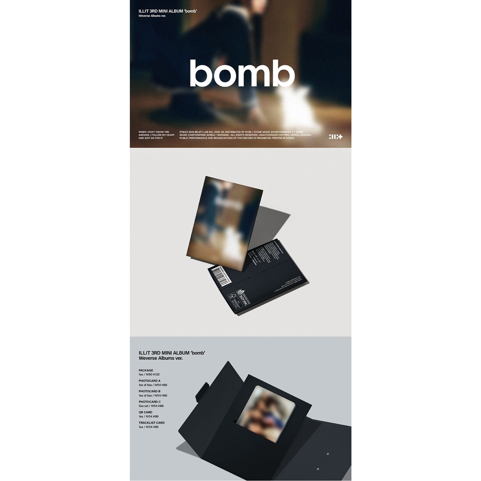 ILLIT ILLIT - 3RD MINI ALBUM [bomb] (Weverse Albums ver.)
