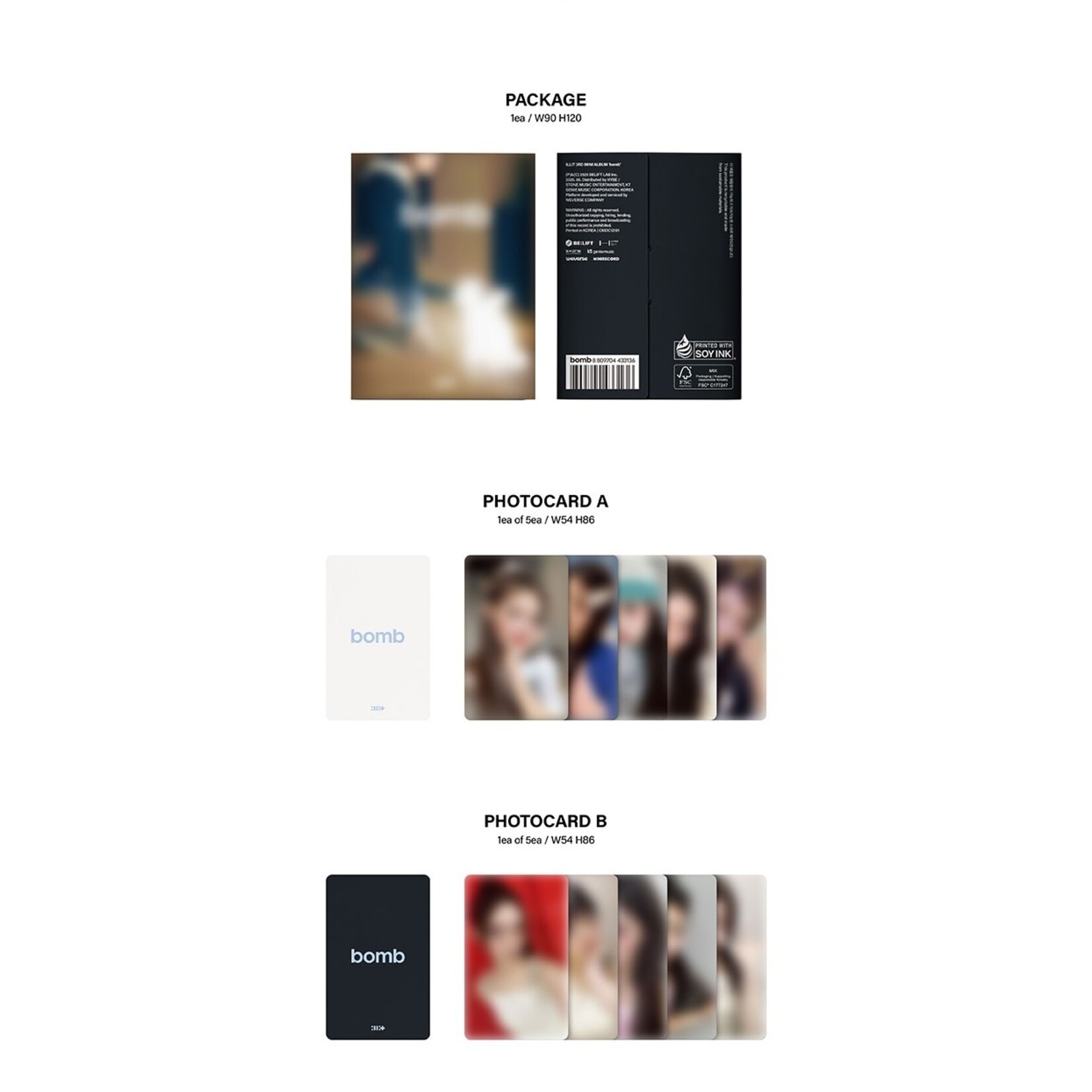 ILLIT ILLIT - 3RD MINI ALBUM [bomb] (Weverse Albums ver.)