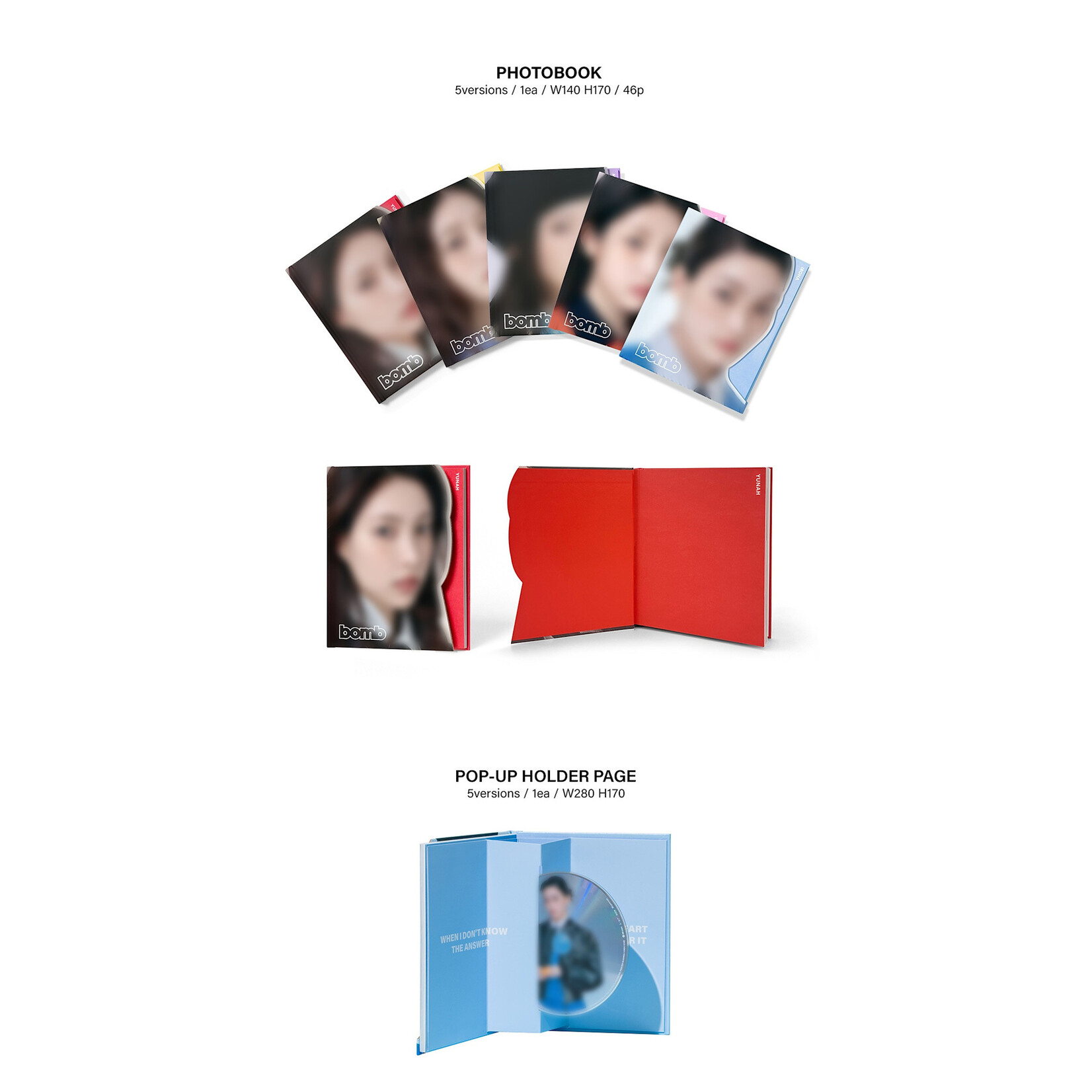 ILLIT ILLIT - 3rd Mini Album 'bomb' (GLLIT ver.) + Random Photocard (AppleMusic)