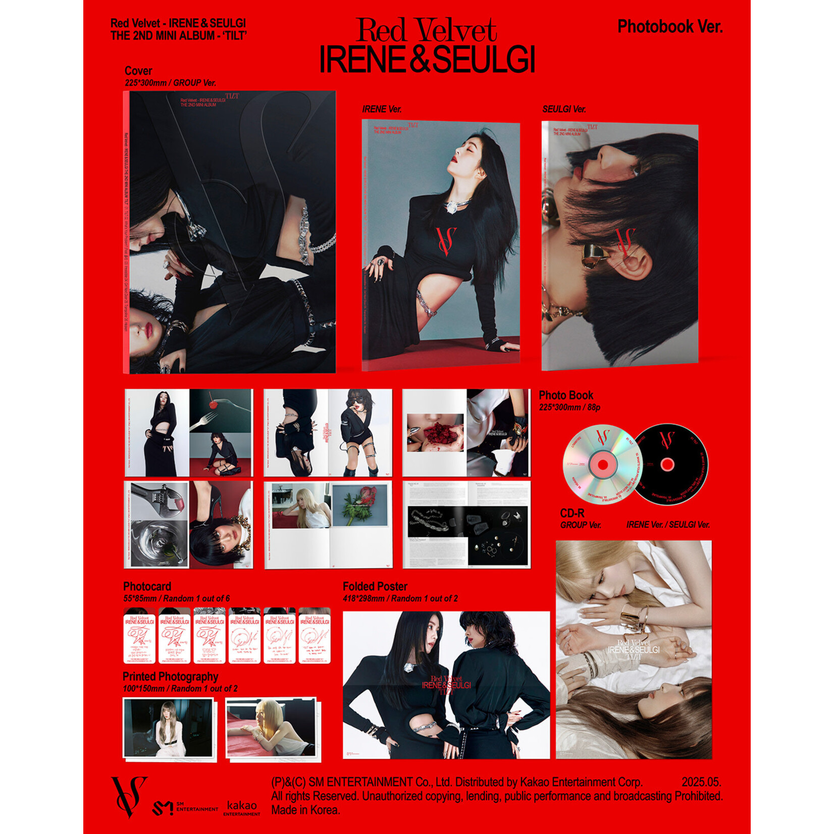 Red Velvet RED VELVET - IRENE & SEULGI - 2ND MINI ALBUM [TILT] (Photobook ver.)
