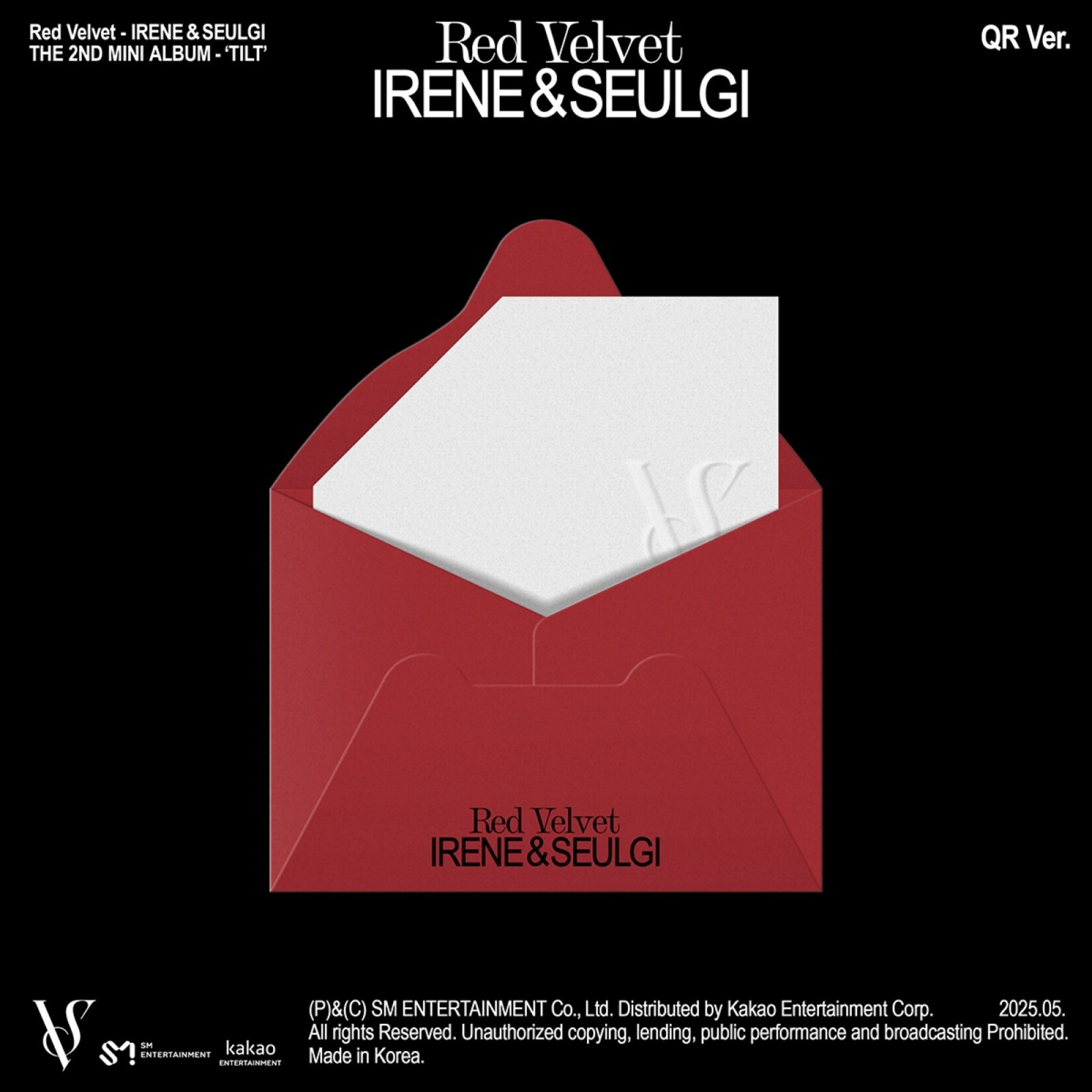 Red Velvet RED VELVET - IRENE & SEULGI - 2ND MINI ALBUM [TILT] (QR VER.)