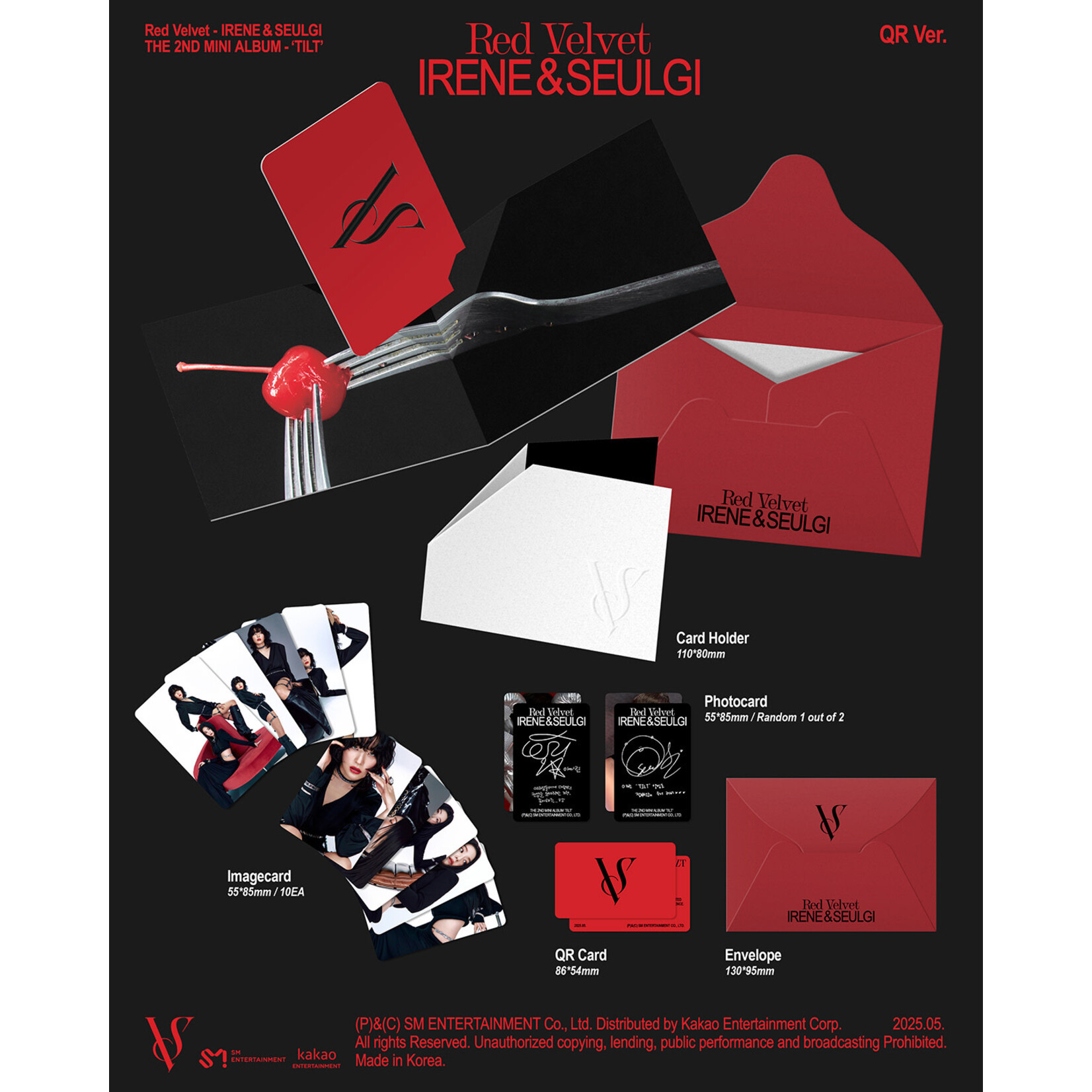 Red Velvet RED VELVET - IRENE & SEULGI - 2ND MINI ALBUM [TILT] (QR VER.)