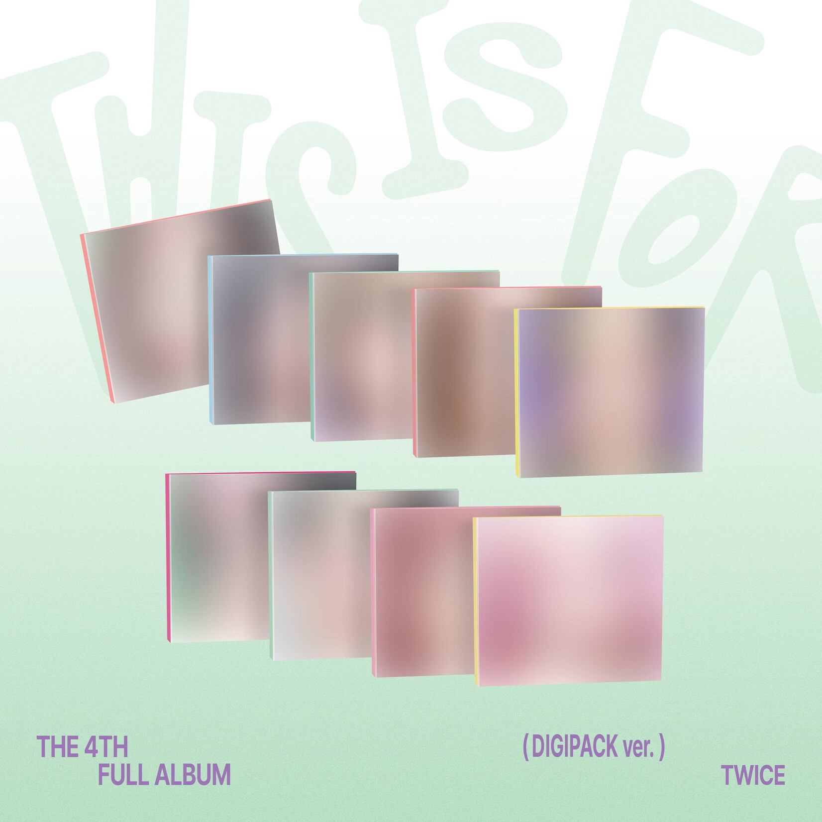 Twice TWICE - 4TH FULL ALBUM "THIS IS FOR" (DIGIPACK ver.)