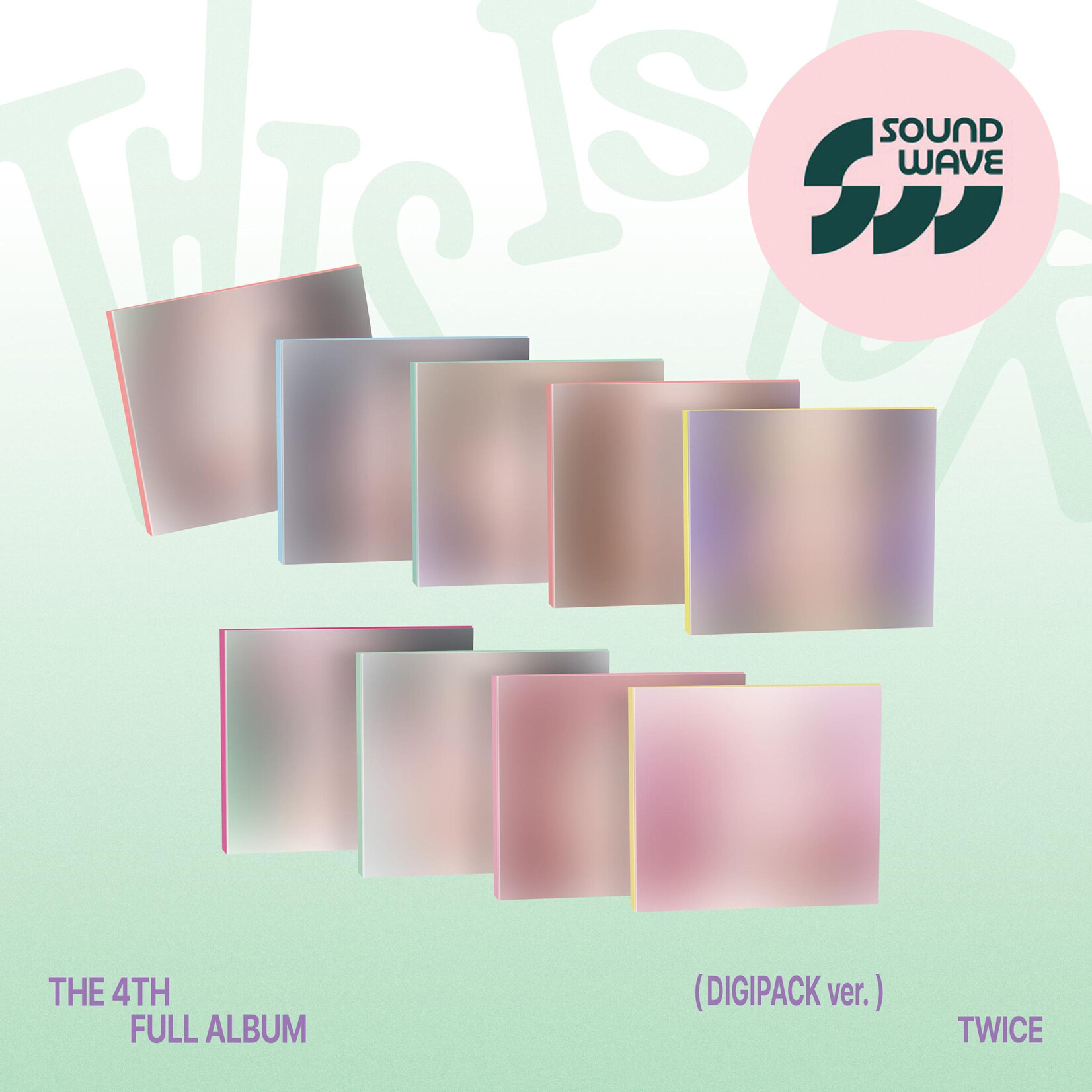 Twice TWICE - 4TH FULL ALBUM "THIS IS FOR" (DIGIPACK ver.) + Random Photocard (SW)