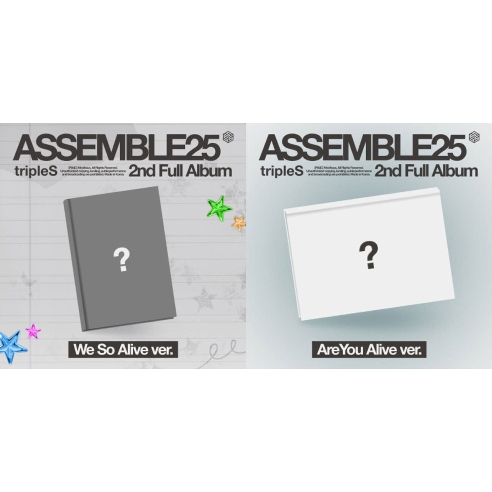 tripleS tripleS - 2nd Full Album [ASSEMBLE25] (Are You Alive Ver. / We So Alive Ver.)