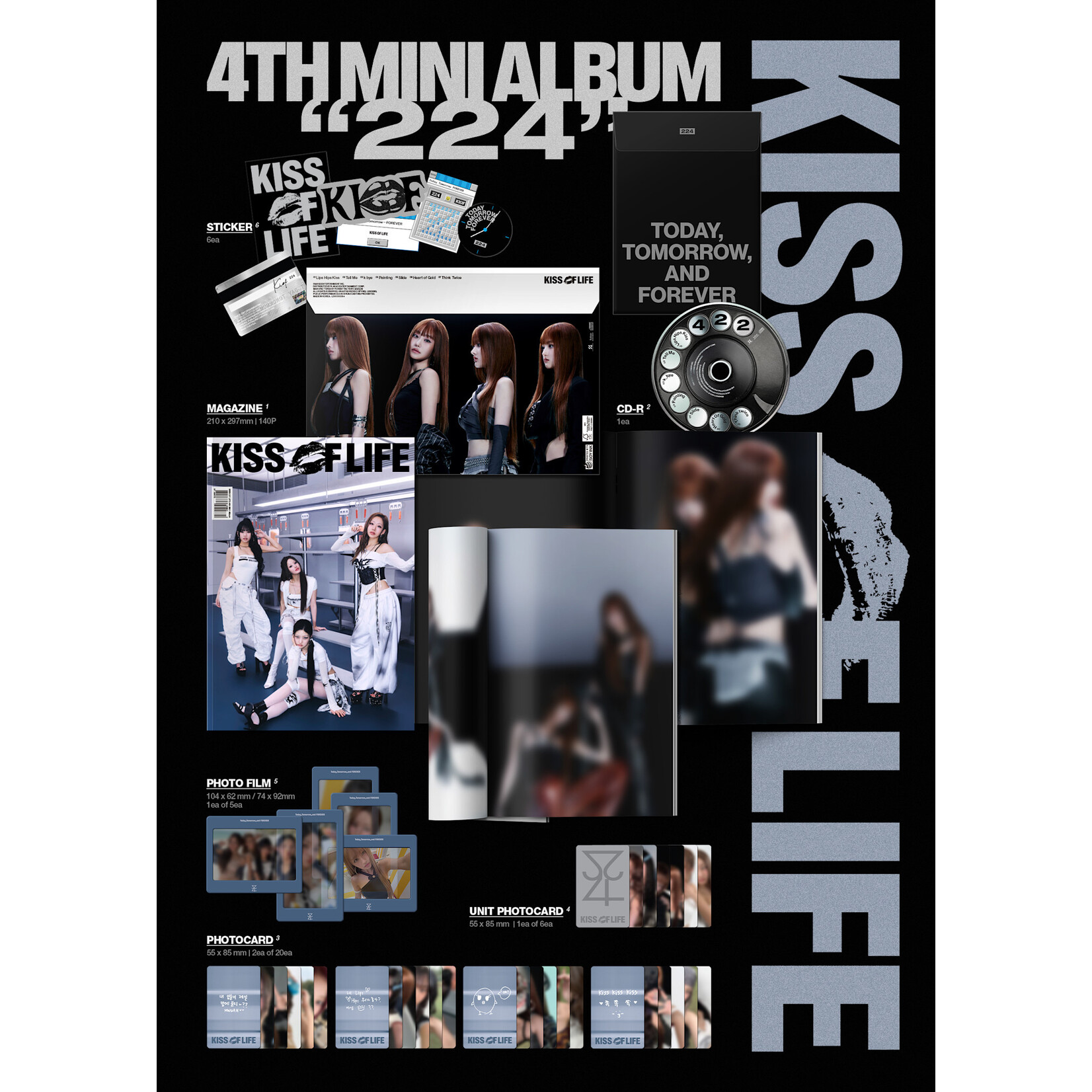 KISS OF LIFE KISS OF LIFE - 4TH MINI ALBUM [224] (Magazine Ver.)