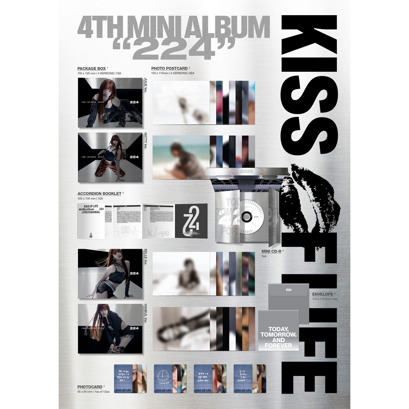 KISS OF LIFE KISS OF LIFE - 4TH MINI ALBUM [224] (Digipack Ver.)