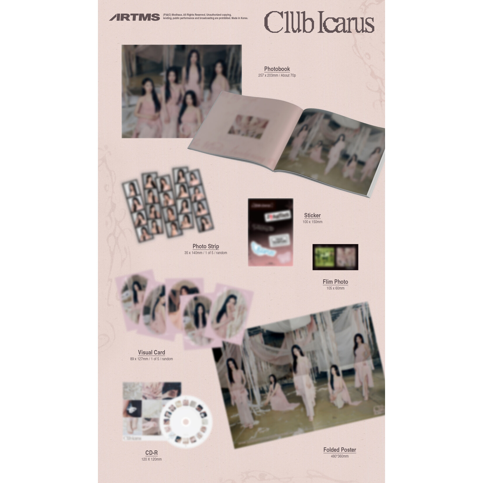 ARTMS ARTMS - 1ST MINI ALBUM [CLUB ICARUS] (Bver.)
