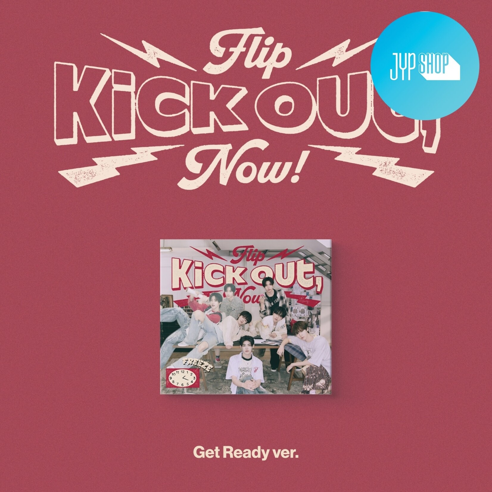 KickFlip KICKFLIP - 2ND MINI ALBUM [KICK OUT, FLIP NOW!] (GET READY VER.) + Random Photocard (JYP)