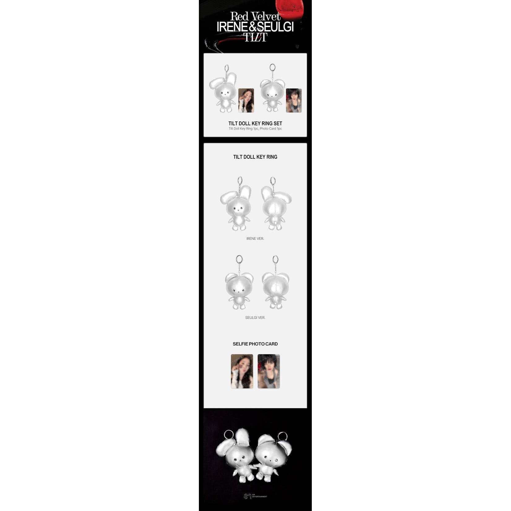 Red Velvet IRENE & SEULGI (Red Velvet) - 'TILT' TILT DOLL KEY RING
