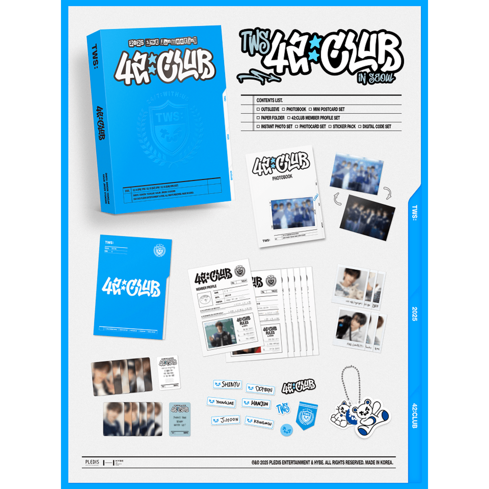 TWS TWS - 1ST FANMEETING [42:CLUB] in Seoul + Weverse Gift (WS)