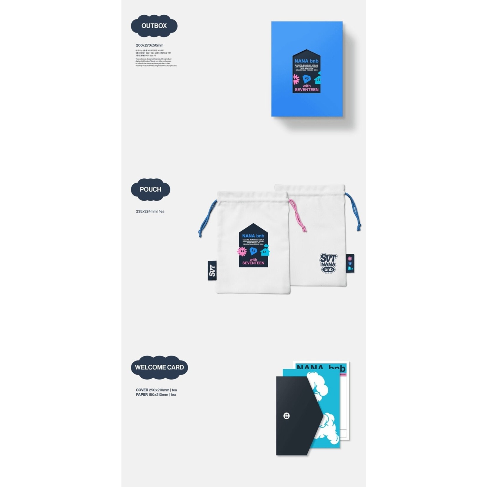 Seventeen SEVENTEEN - NANA BNB WITH SEVENTEEN 2025 KIT + Weverse Gift (WS)