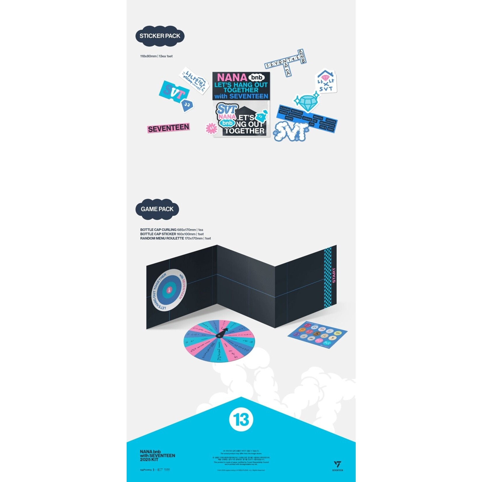 Seventeen SEVENTEEN - NANA BNB WITH SEVENTEEN 2025 KIT + Weverse Gift (WS)