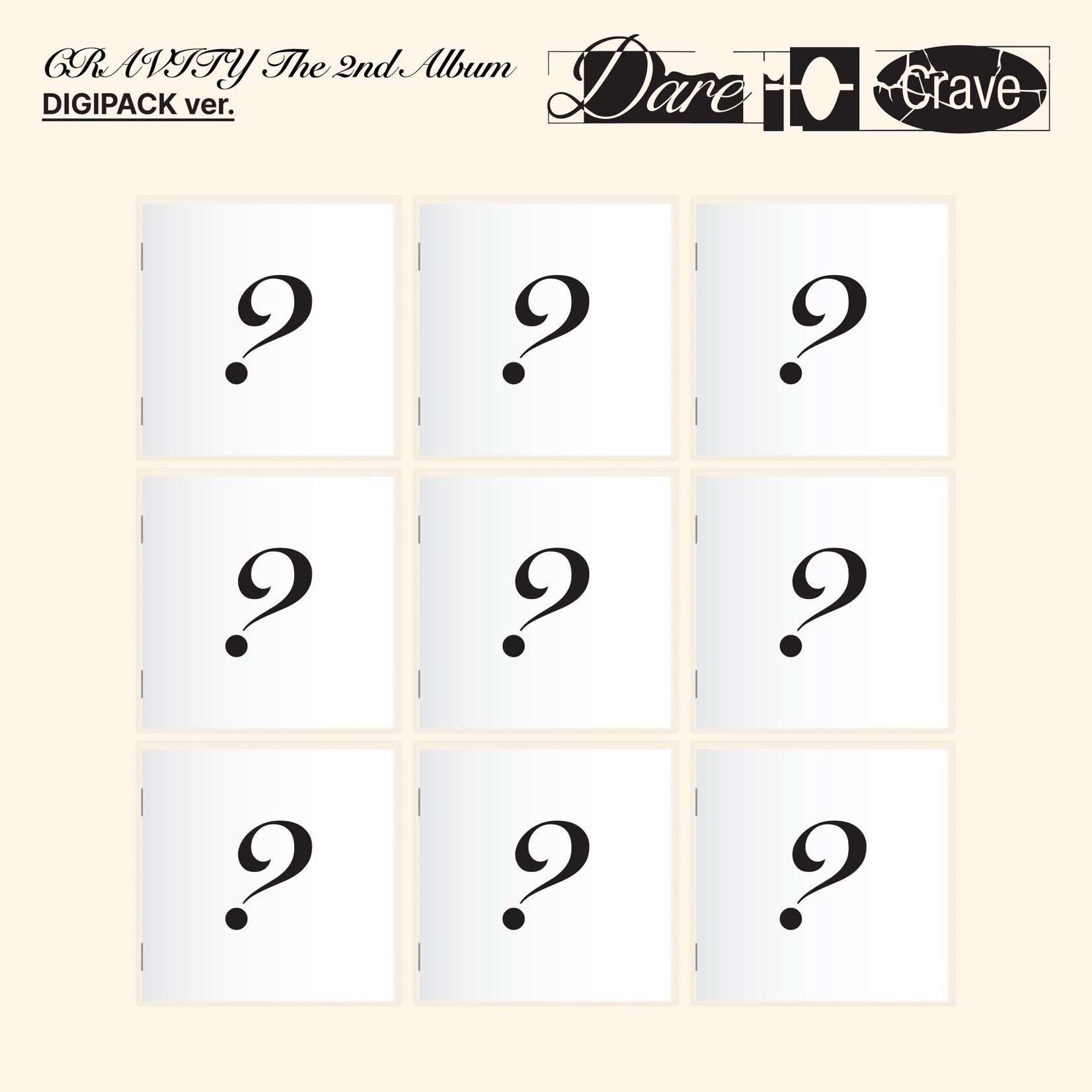 Cravity CRAVITY - 2nd Album [Dare to Crave] (DIGIPACK ver.)