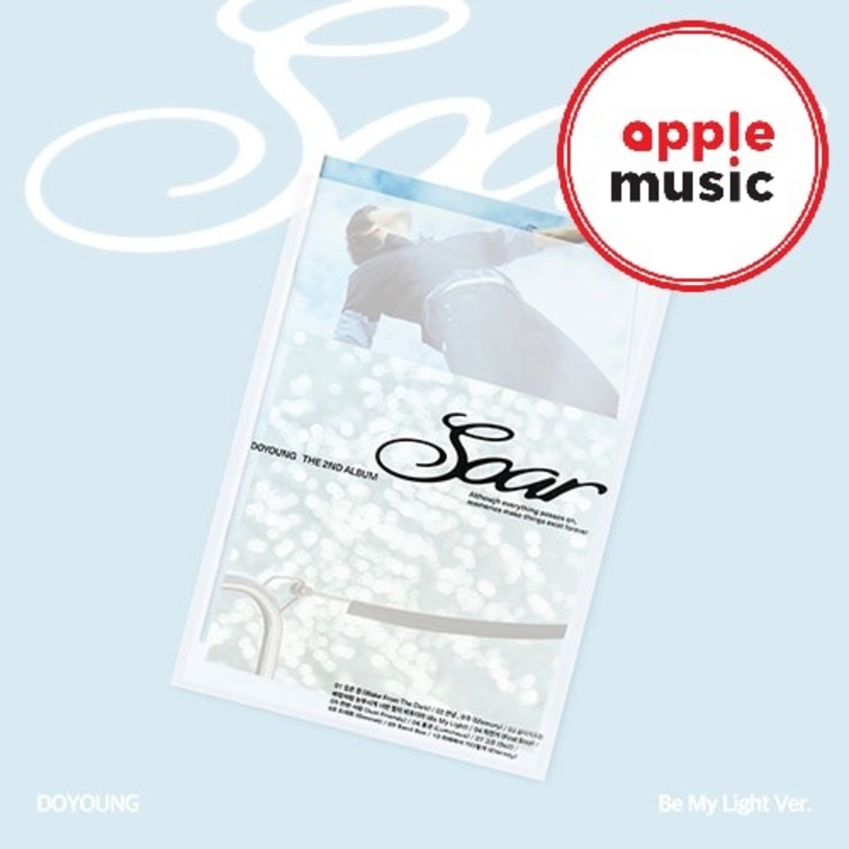 NCT [LUCKY DRAW] DOYOUNG - 2ND ALBUM [Soar] (Be My Light Ver.) + Random Photocard (APPLE MUSIC)