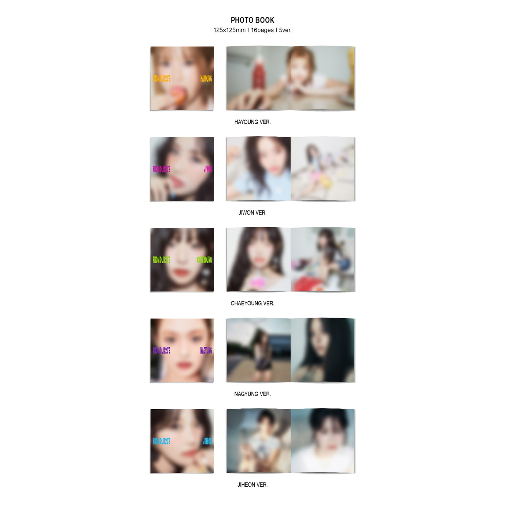 Fromis_9 FROMIS_9 - 6TH MINI ALBUM [FROM OUR 20’S] (DIGIPACK VER.)