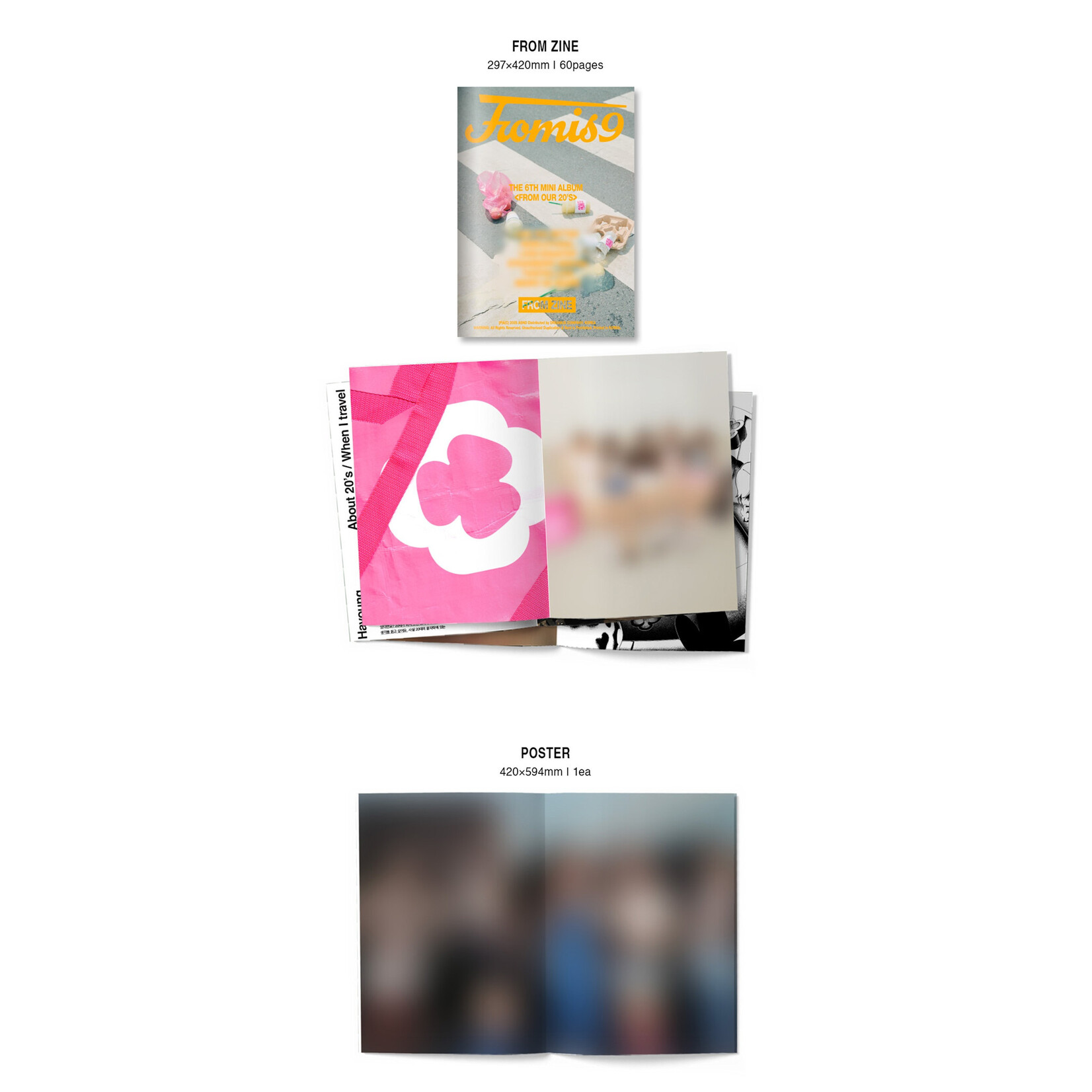 Fromis_9 FROMIS_9 - 6TH MINI ALBUM [FROM OUR 20’S] (FROM ZINE VER.)