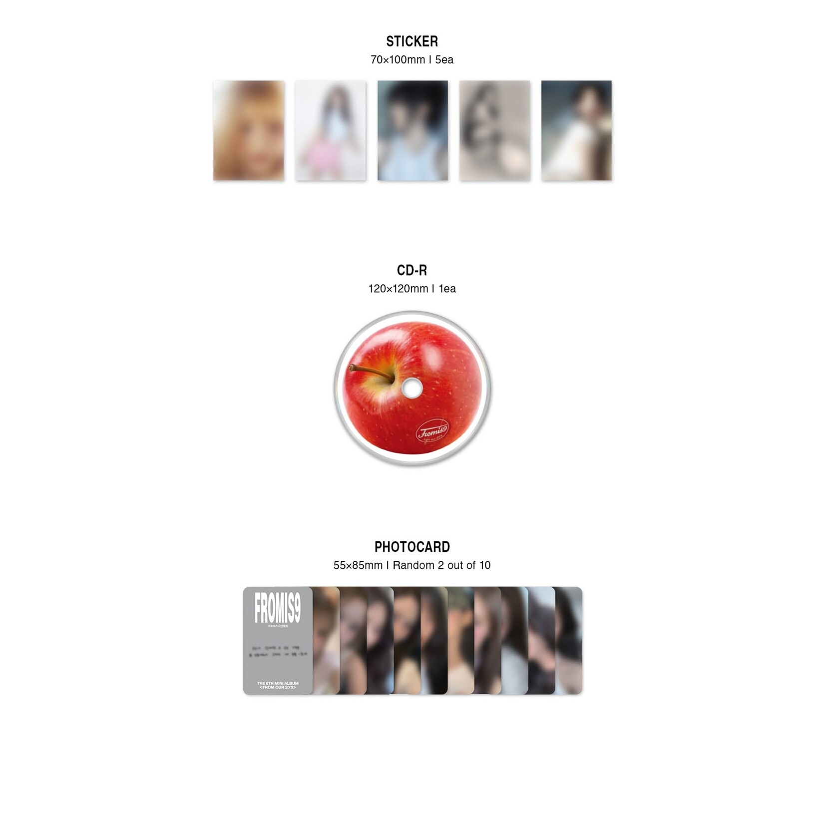 Fromis_9 FROMIS_9 - 6TH MINI ALBUM [FROM OUR 20’S] (FROM ZINE VER.)