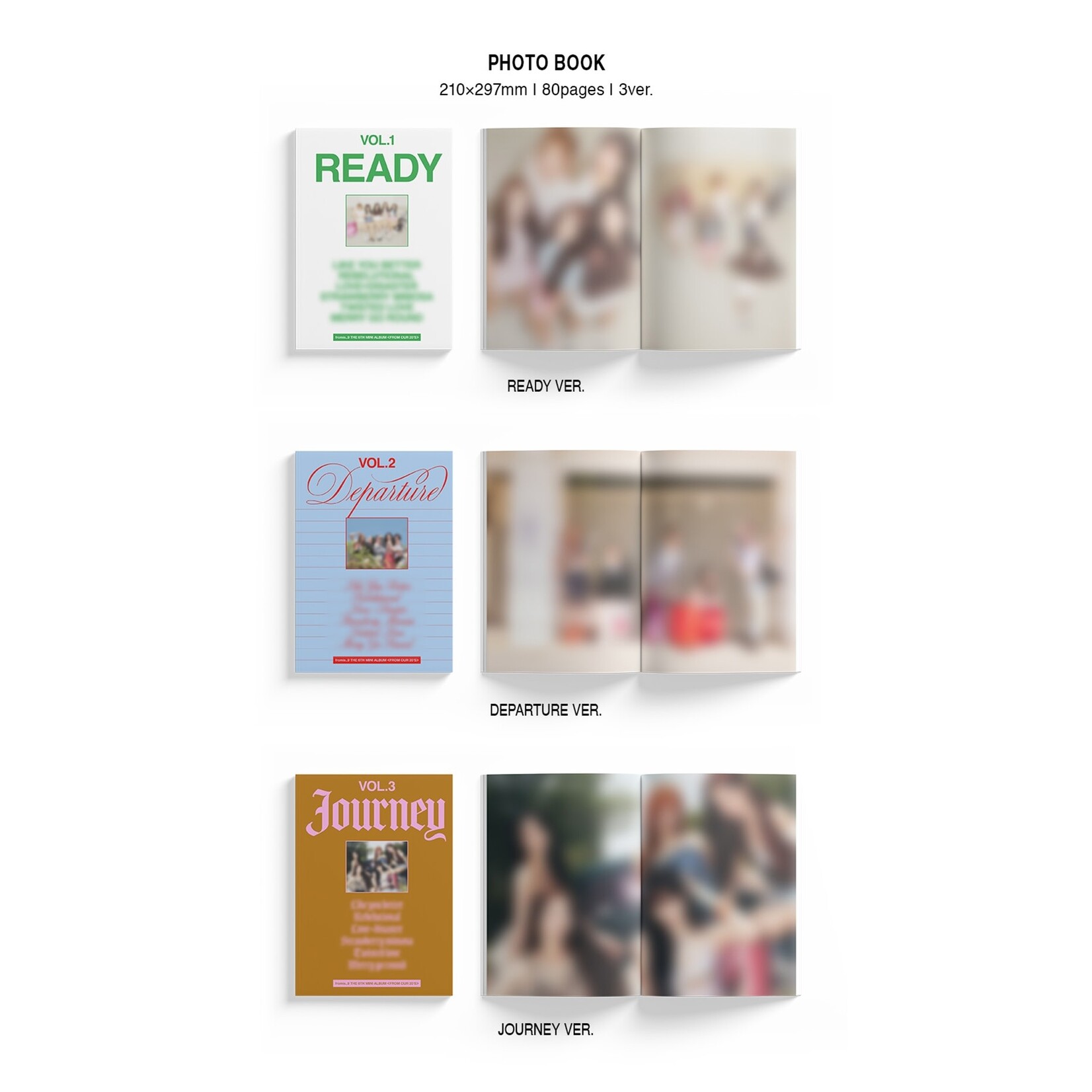 Fromis_9 FROMIS_9 - 6TH MINI ALBUM [FROM OUR 20’S] (Photobook Ver.) + Random Photocard (APPLE MUSIC)