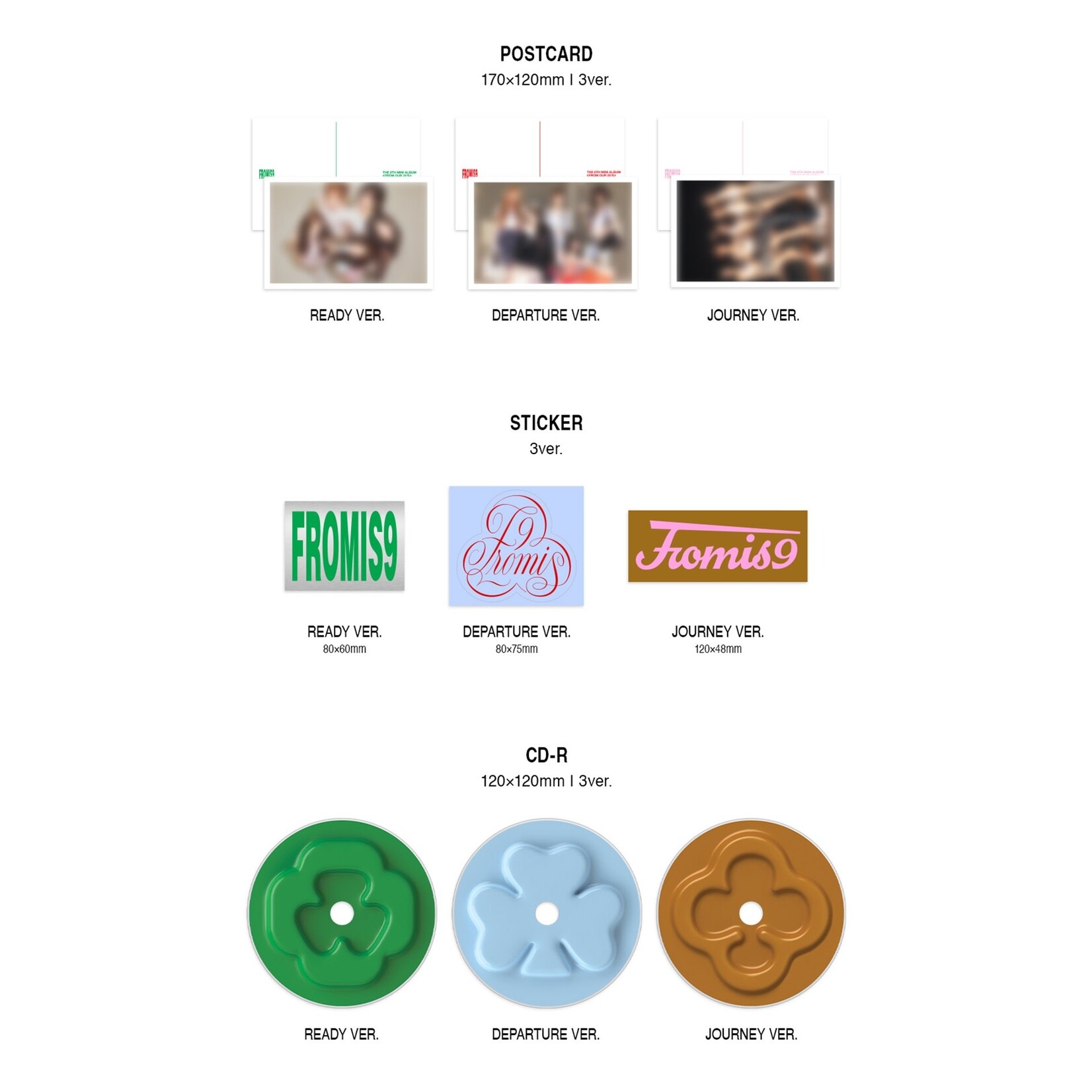 Fromis_9 FROMIS_9 - 6TH MINI ALBUM [FROM OUR 20’S] (Photobook Ver.) + Random Photocard (APPLE MUSIC)