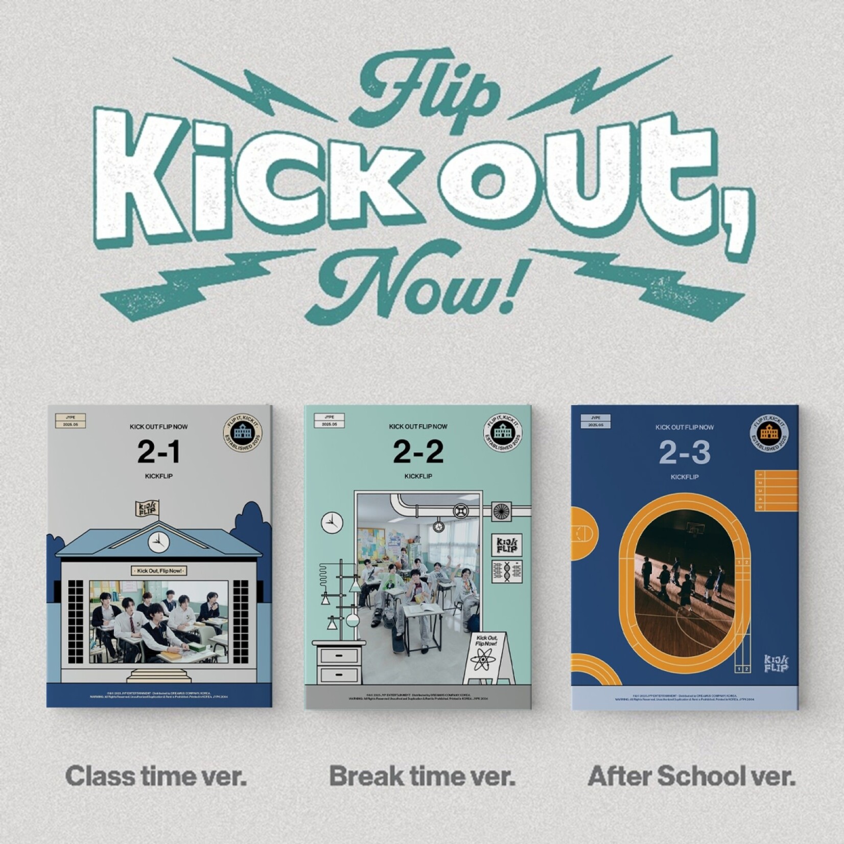 KickFlip KICKFLIP - 2ND MINI ALBUM [KICK OUT, FLIP NOW!] (Photobook Ver.) + Random Photocard (BDM)