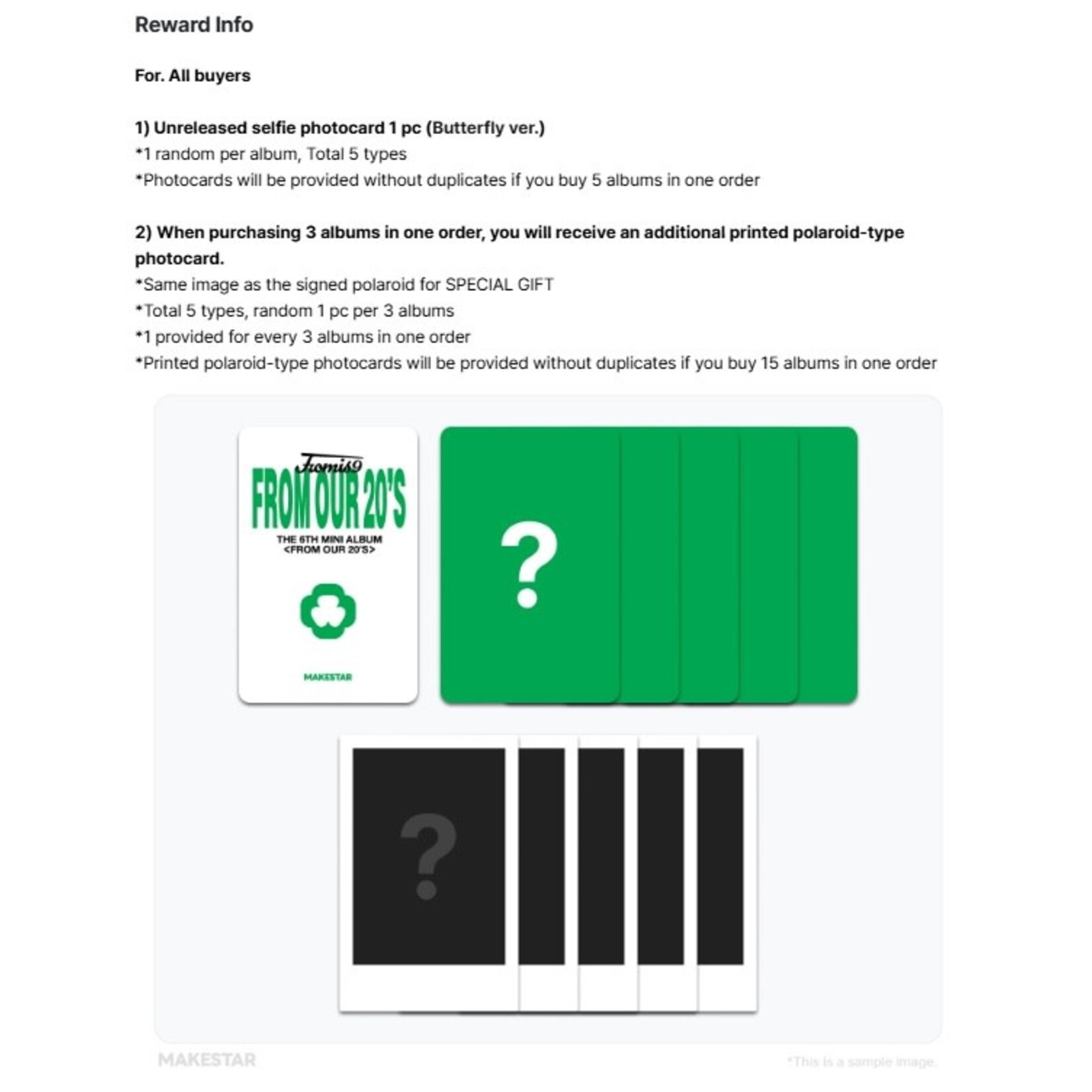 Fromis_9 FROMIS_9 - 6TH MINI ALBUM [FROM OUR 20’S] (Photobook Ver.) + Random Photocard (MAKESTAR)