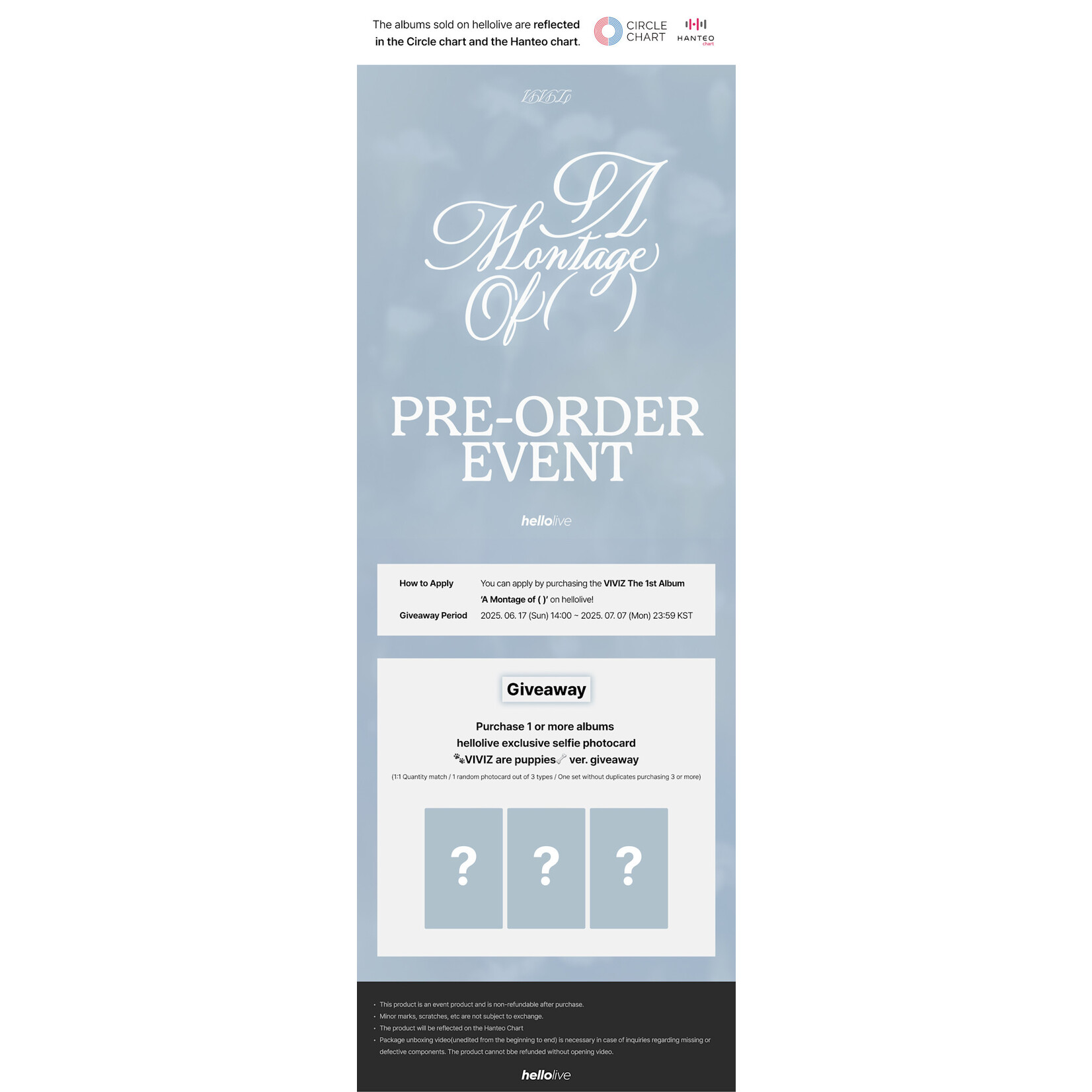 Viviz VIVIZ - The 1st Album ‘A Montage of ( )’ (Photobook ver.) + Random Photocard (HELLOLIVE)