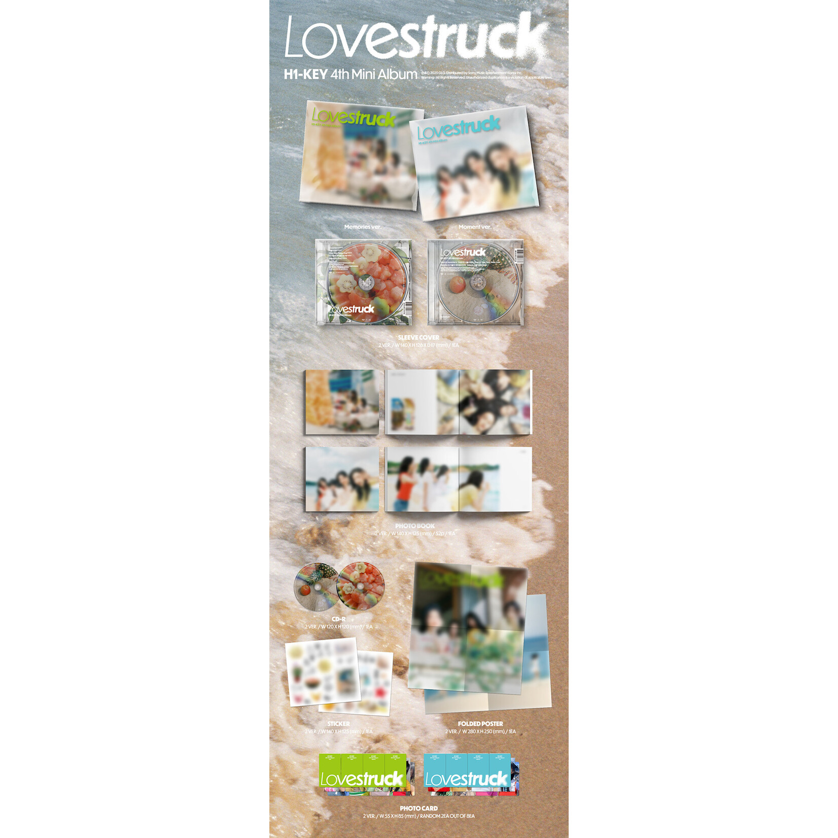 H1-KEY H1-KEY - 4TH MINI ALBUM [LOVESTRUCK]