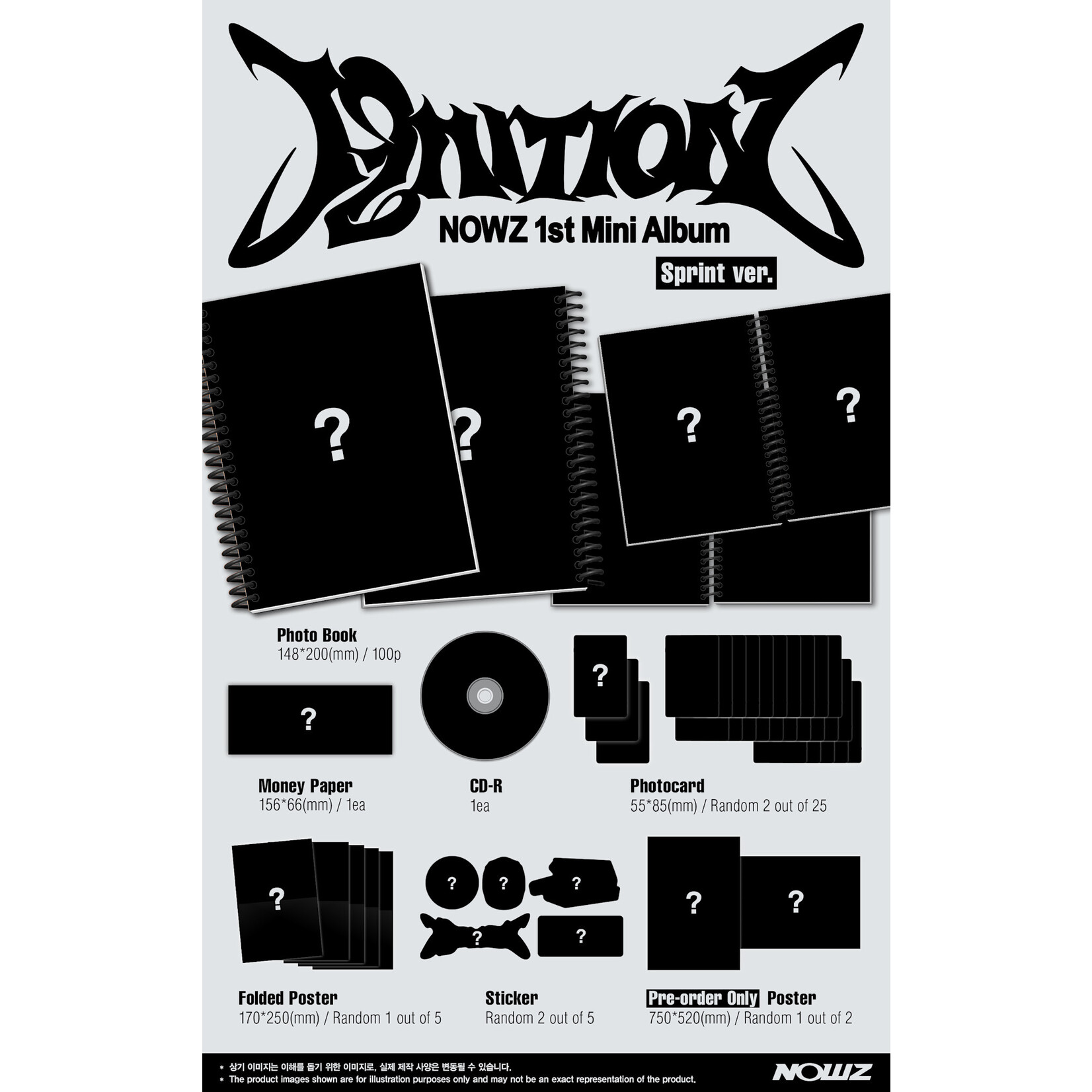 NOWZ - 1st Mini Album [IGNITION] (Photobook ver.)