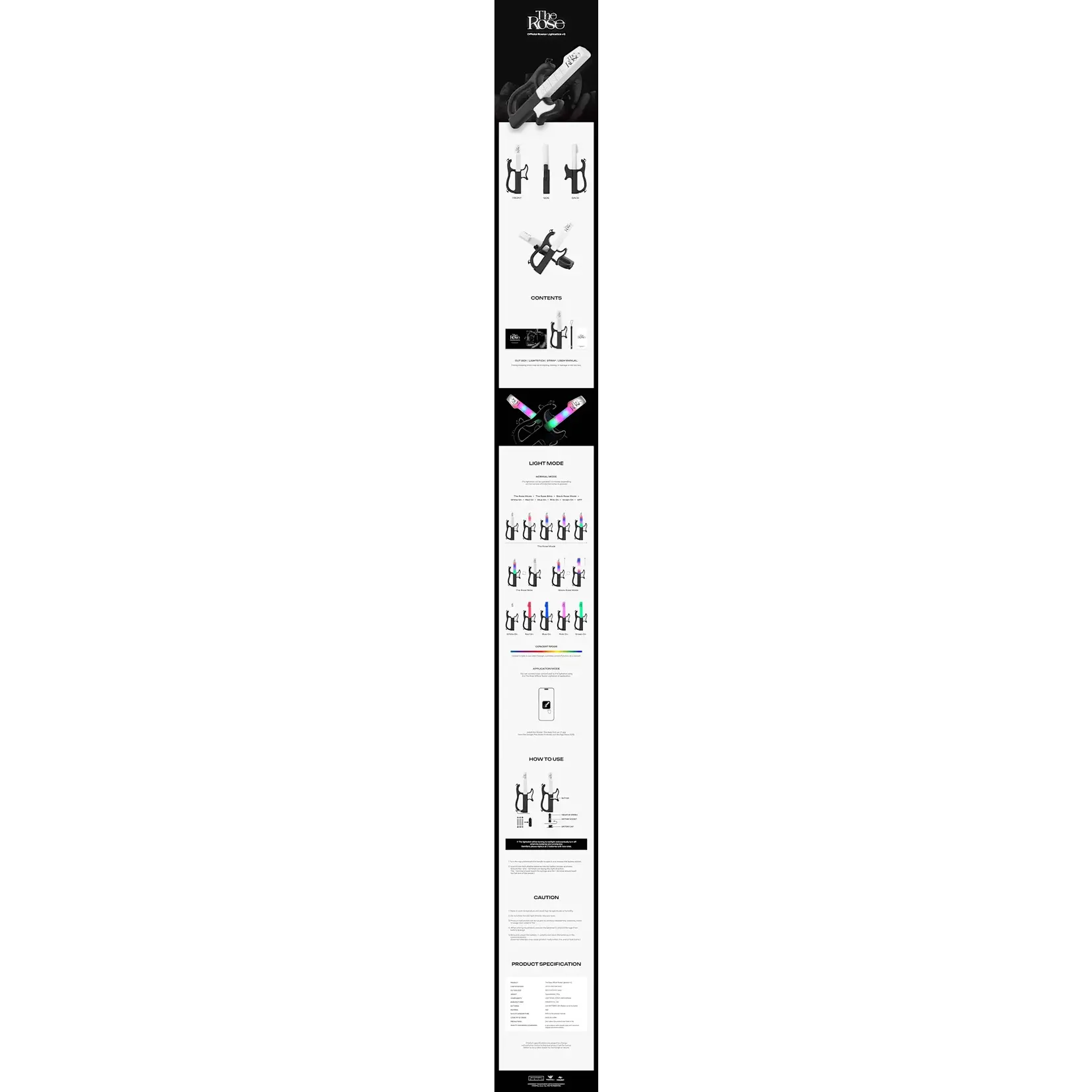 The Rose The Rose - Official Rostar Lightstick (Ver. 2)
