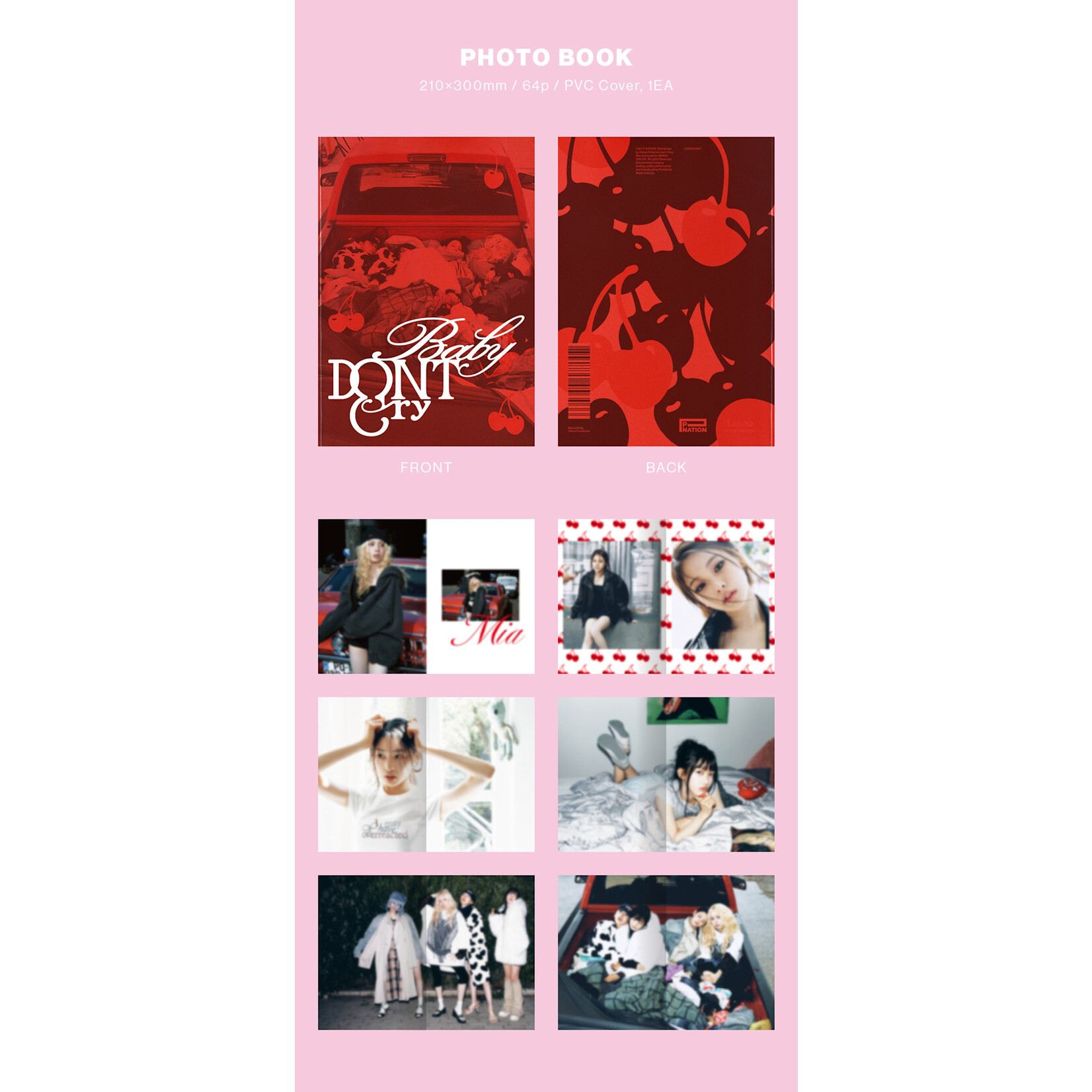 Baby DONT Cry Baby DONT Cry - Debut Single [F Girl] (PHOTOBOOK)