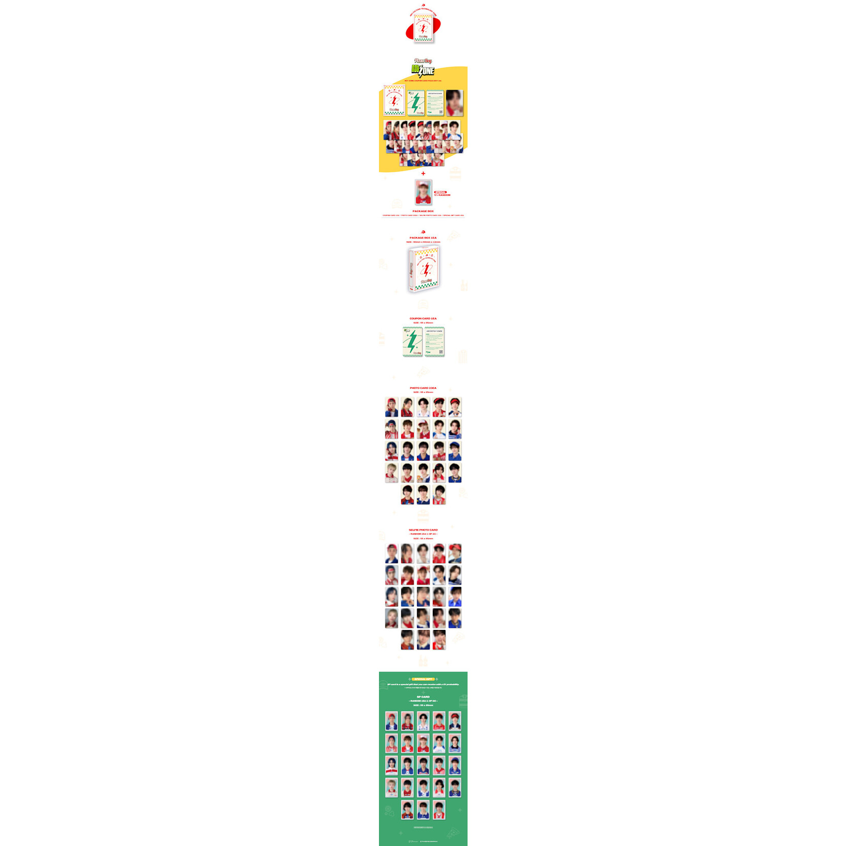 NCT NCT - NCT ZONE COUPON CARD [PIZZA BOY ver.]