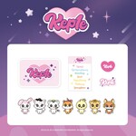 Kep1er Kep1er - 2025 Kep1er CHARATER [Kep1e] POPUP MD : TIN CASE STICKER SET
