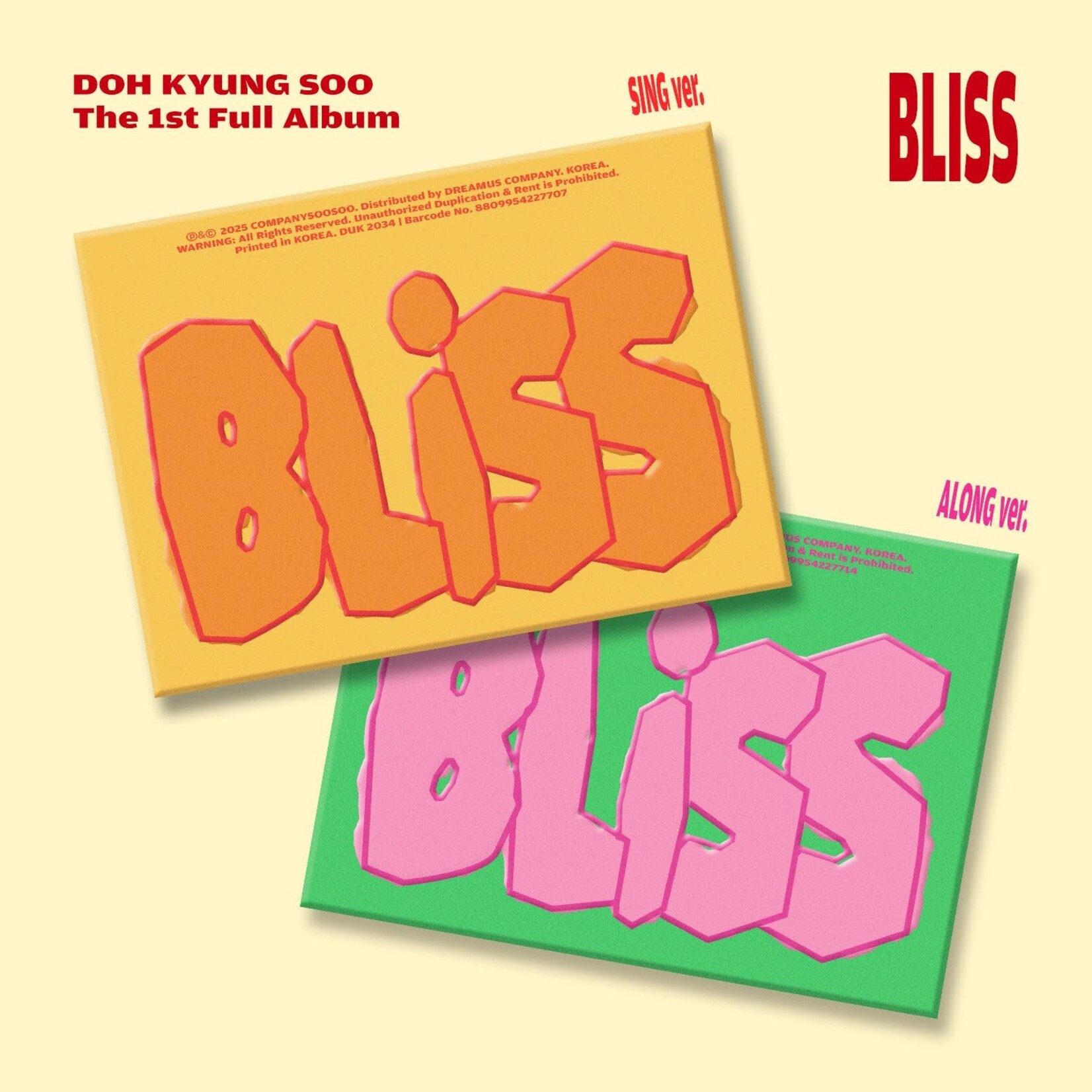 EXO DOH KYUNG SOO - The 1st Full Album ‘BLISS’