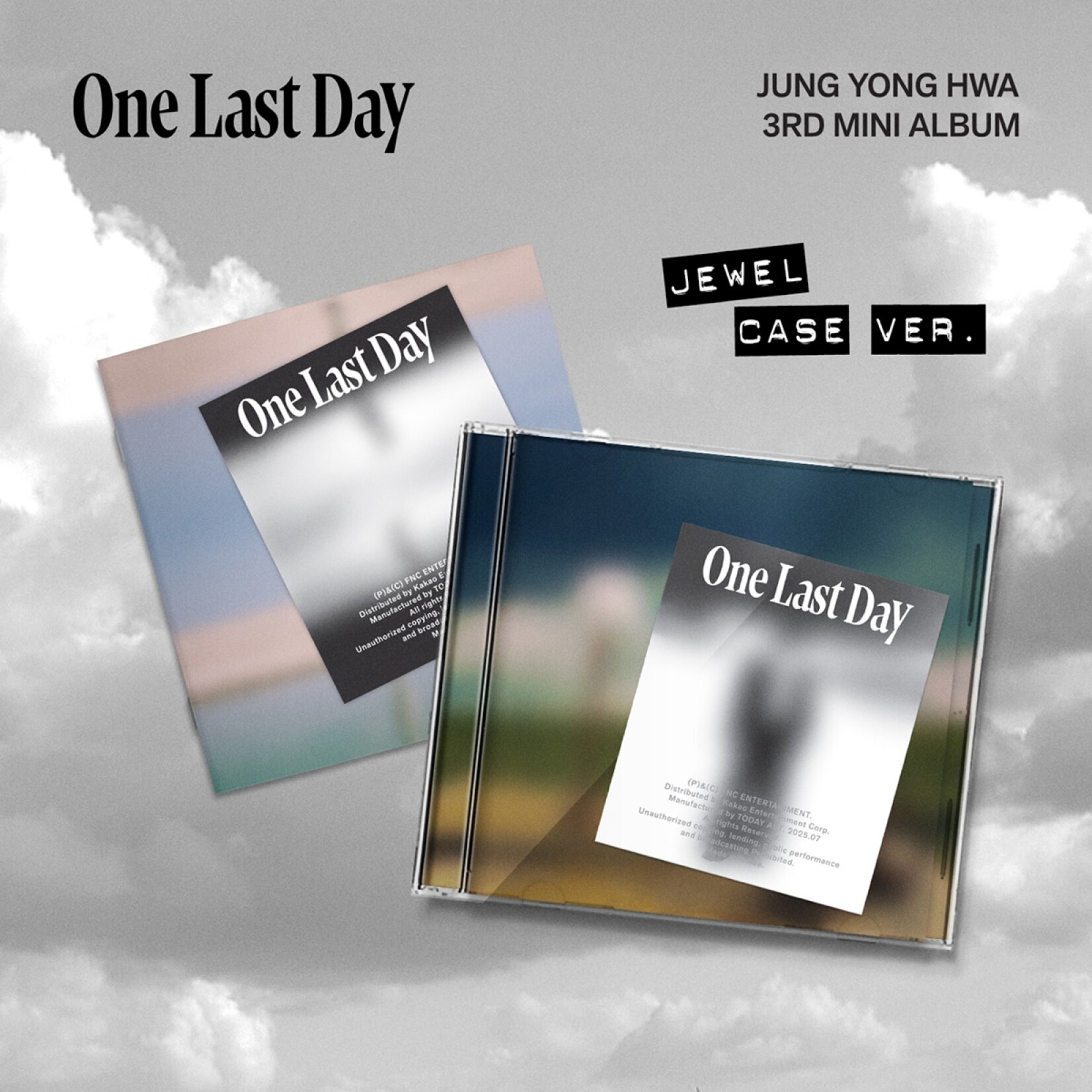 CNBLUE JUNG YONG HWA - 3rd Mini Album [One Last Day] (JEWEL CASE Ver.) 