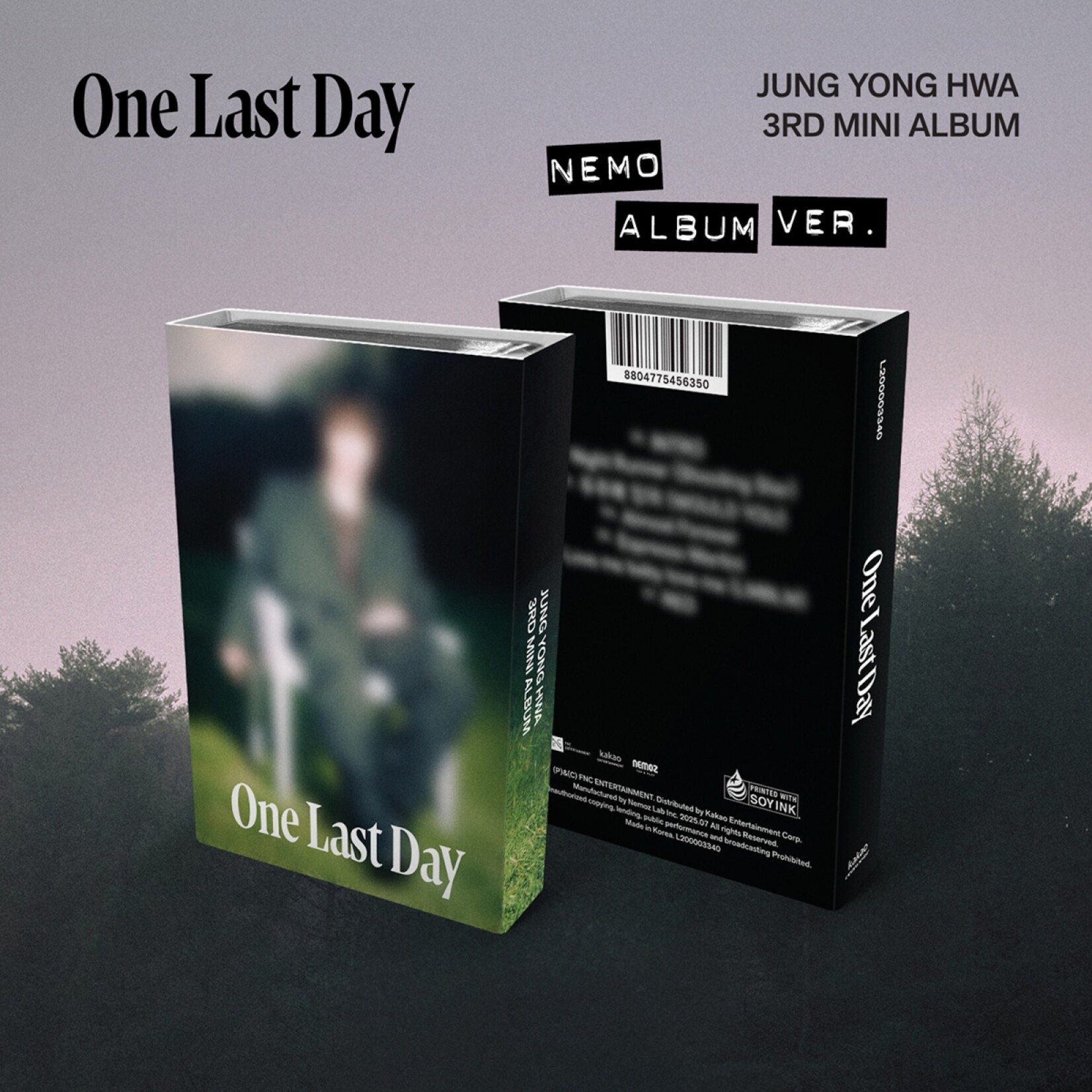 CNBLUE JUNG YONG HWA - 3rd Mini Album [One Last Day] (NEMO ALBUM) (LIMITED EDITION)