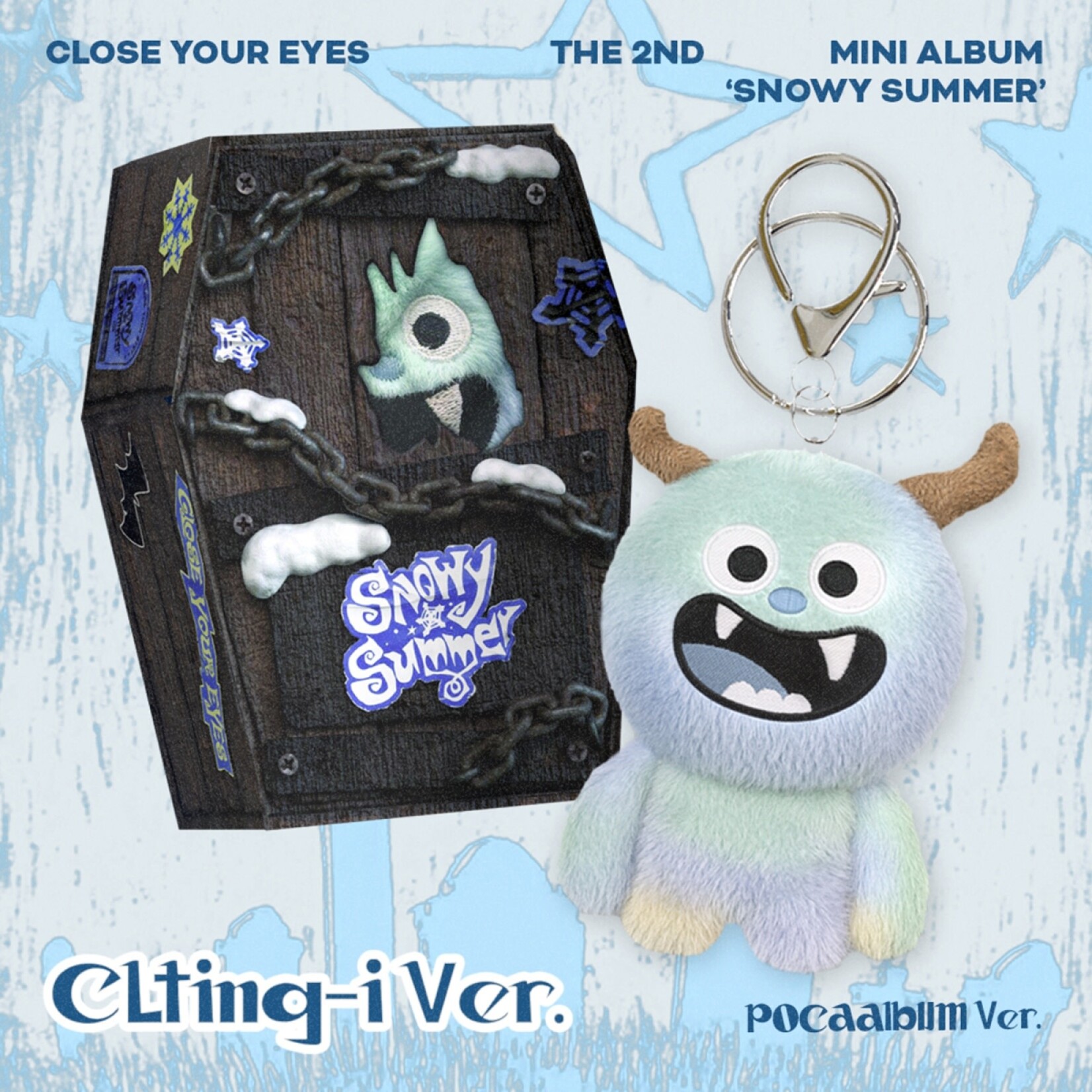 CLOSE YOUR EYES CLOSE YOUR EYES - 2nd Mini Album [Snowy Summer] (CLting-i Ver.) (POCAALBUM)