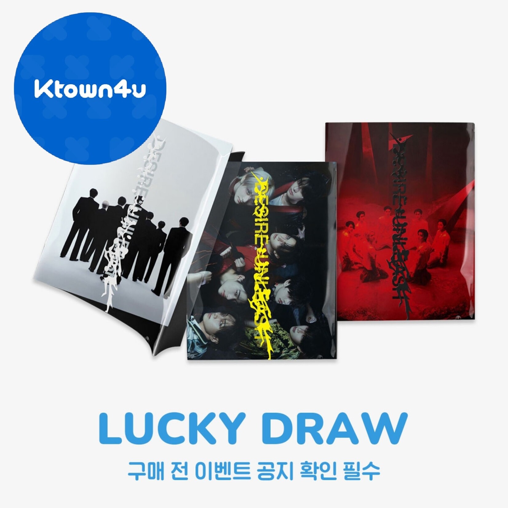 Enhypen (2ND LUCKYDRAW) ENHYPEN - 6th Mini Album [DESIRE : UNLEASH] (Photobook ver.) + Random Photocard (KTOWN4U)