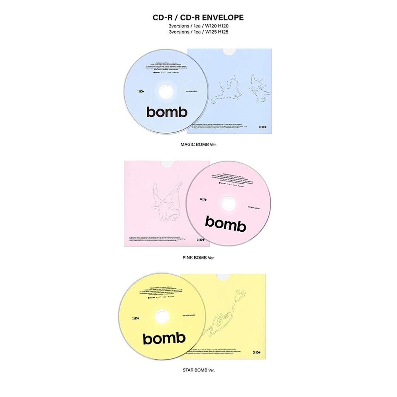 ILLIT (LUCKYDRAW) ILLIT - 3rd Mini Album [bomb] + Random Photocard (KTOWN4U)
