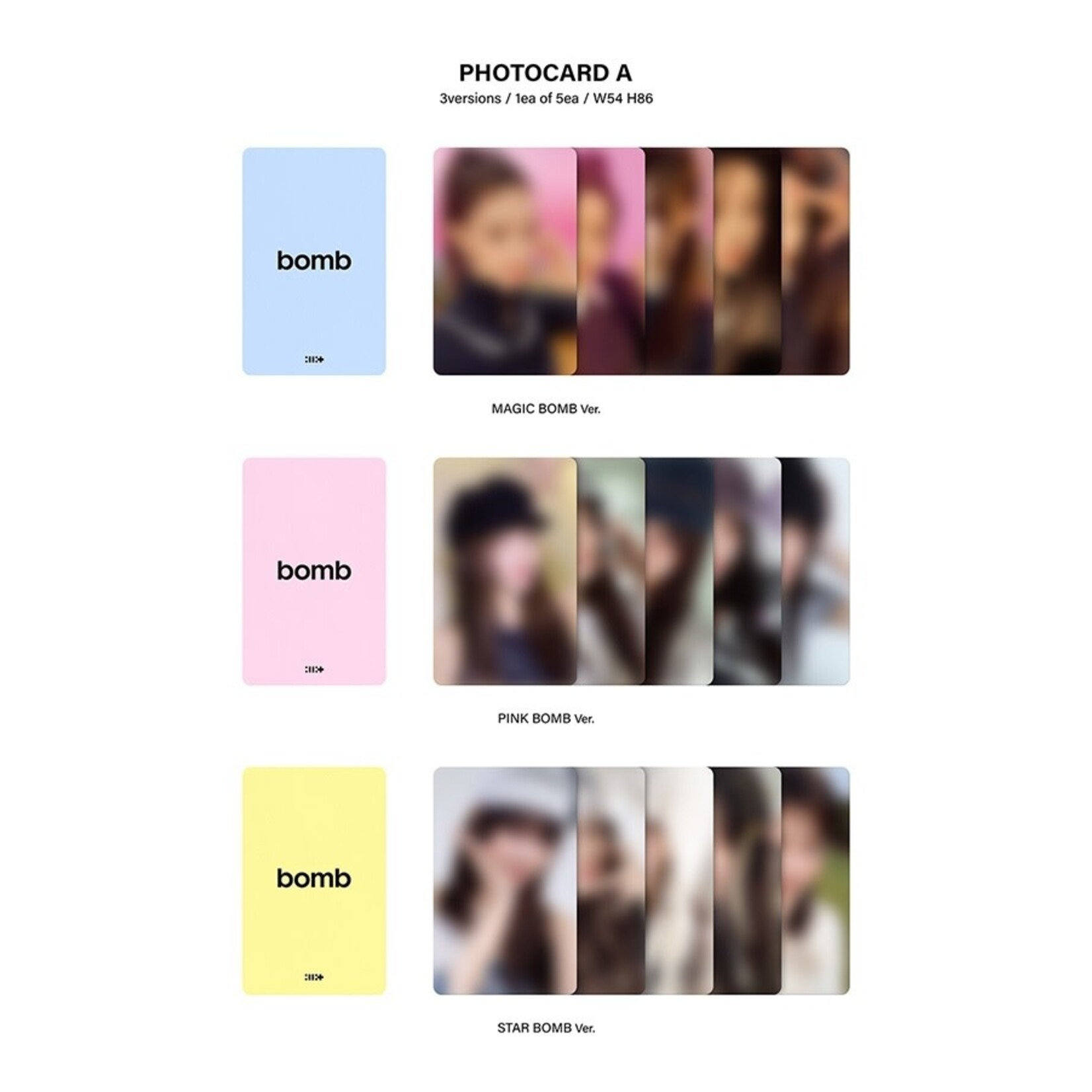 ILLIT (LUCKYDRAW) ILLIT - 3rd Mini Album [bomb] + Random Photocard (KTOWN4U)