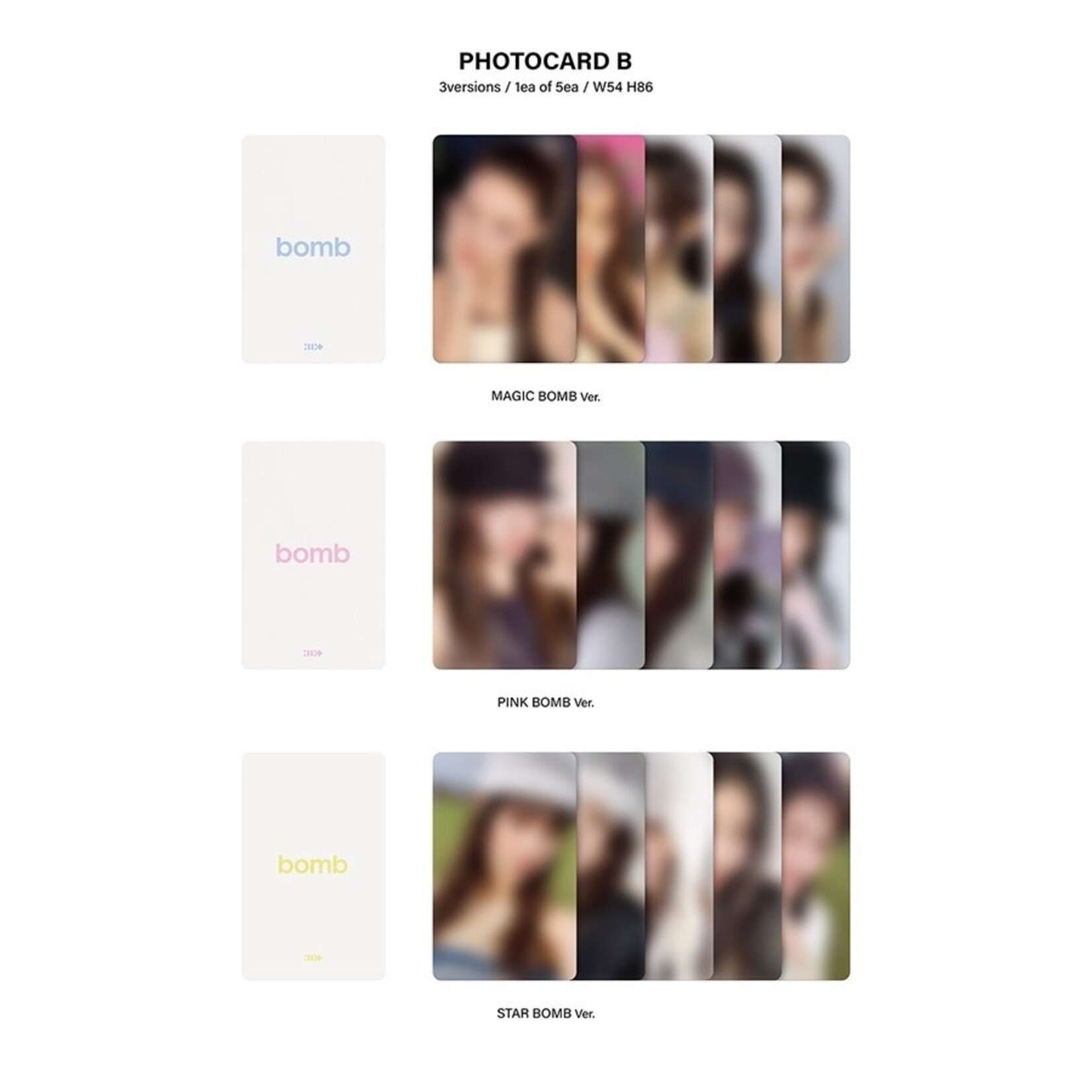 ILLIT (LUCKYDRAW) ILLIT - 3rd Mini Album [bomb] + Random Photocard (KTOWN4U)
