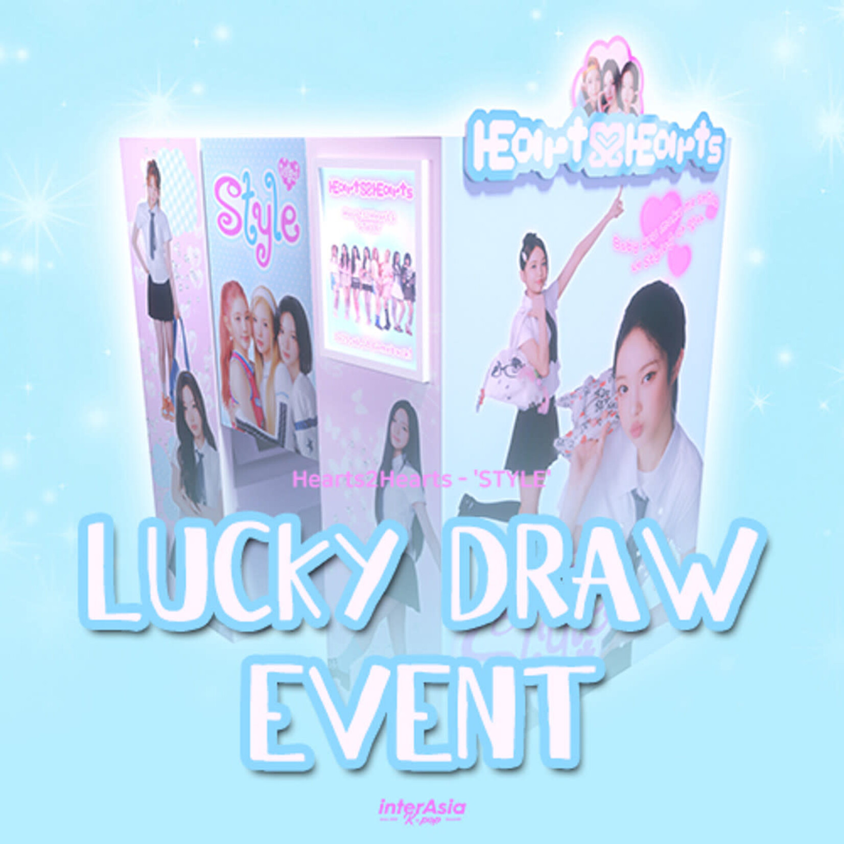 Hearts2Hearts ('STYLE' LUCKYDRAW) Hearts2Hearts - 1st Single [The Chase] (Photobook Ver.) + interAsia Exclusive Photocard