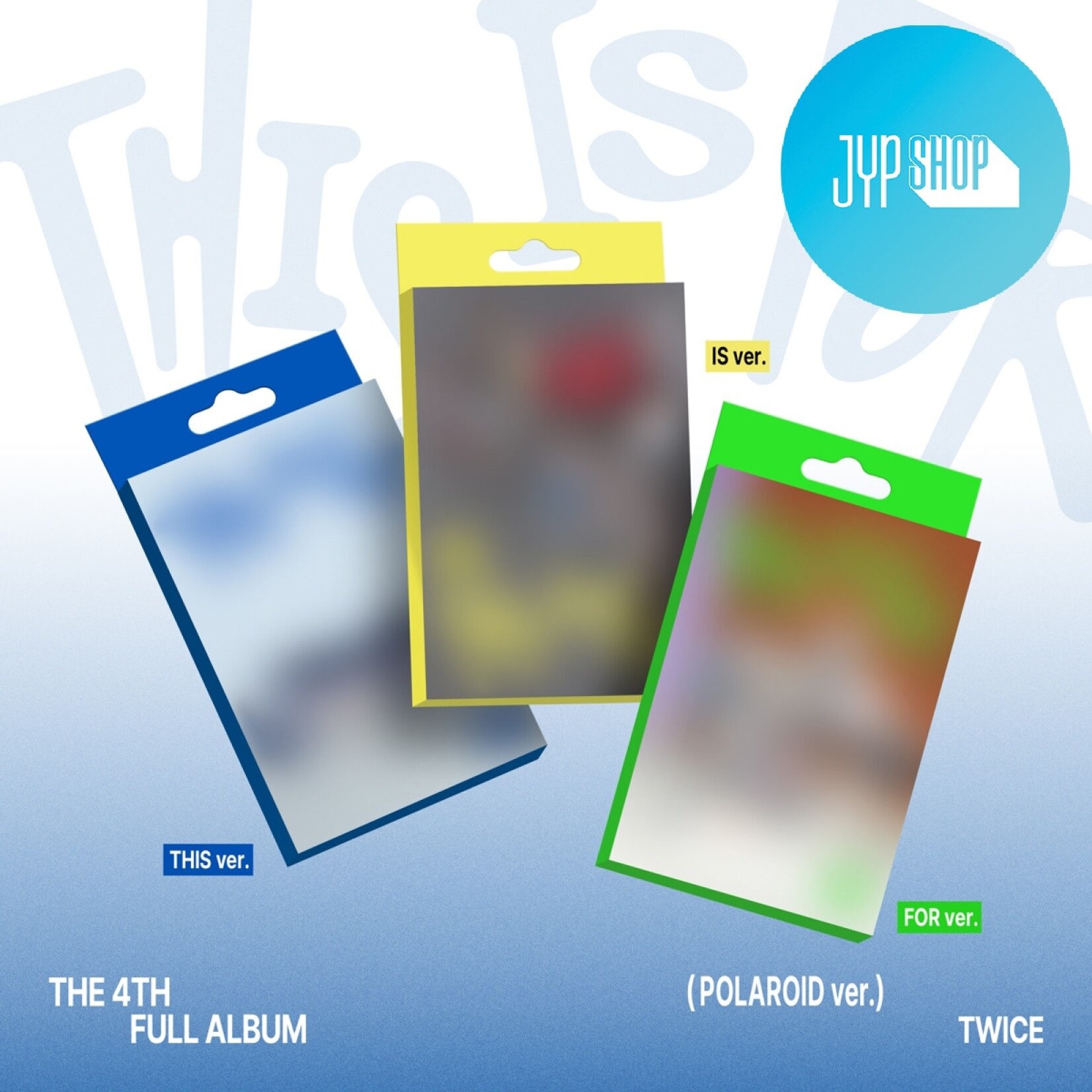 Twice TWICE - 4th Album [THIS IS FOR] (POLAROID ver.) + Random Photocard (FANS SHOP)