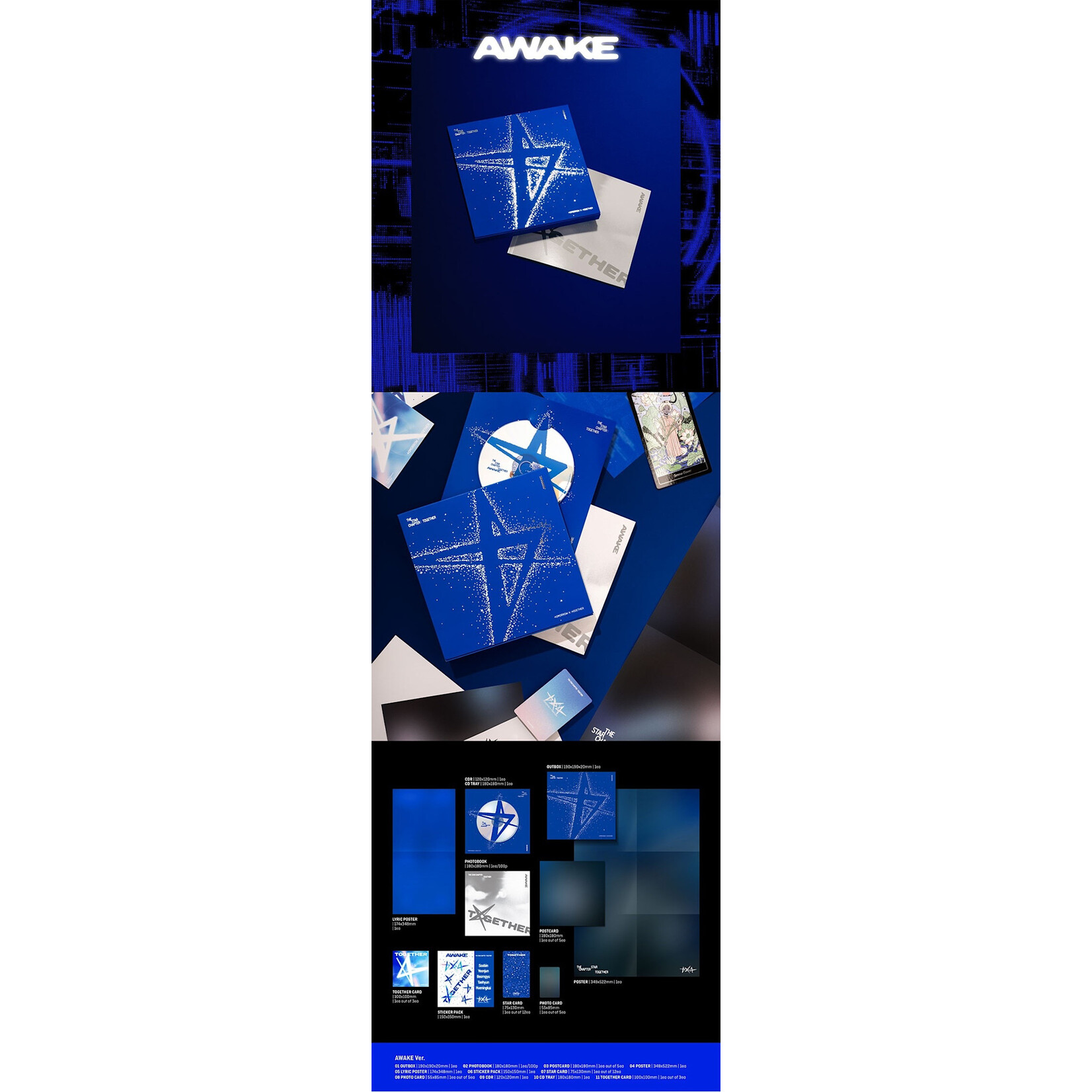 TXT TOMORROW X TOGETHER (TXT) - THE STAR CHAPTER: TOGETHER (Photobook ver.) + Weverse Gift (WS)