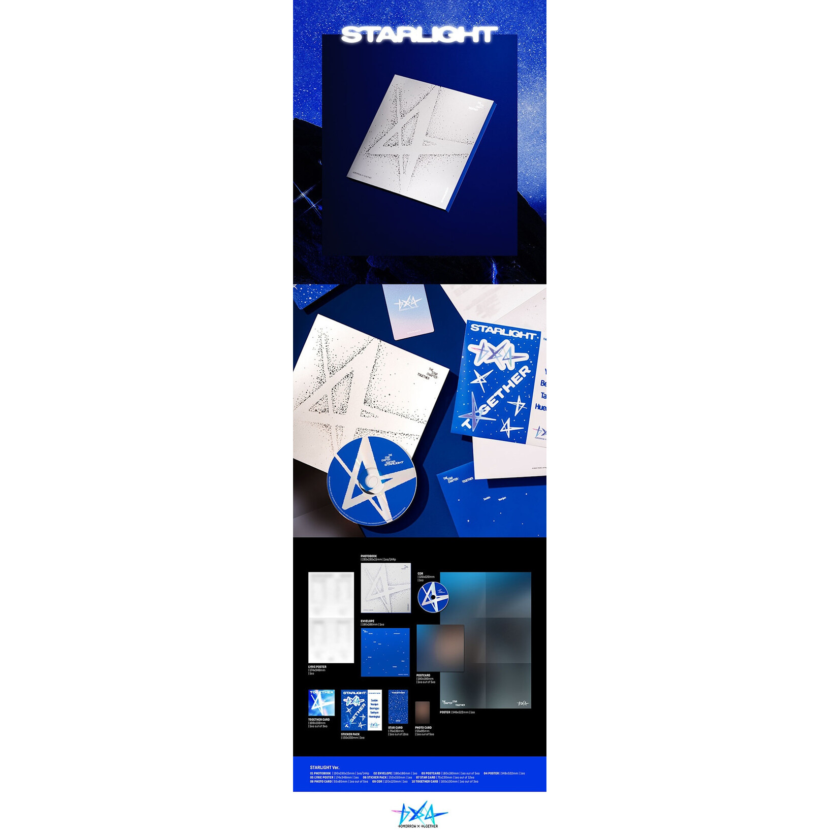 TXT TOMORROW X TOGETHER (TXT) - THE STAR CHAPTER: TOGETHER (Photobook ver.) + Weverse Gift (WS)