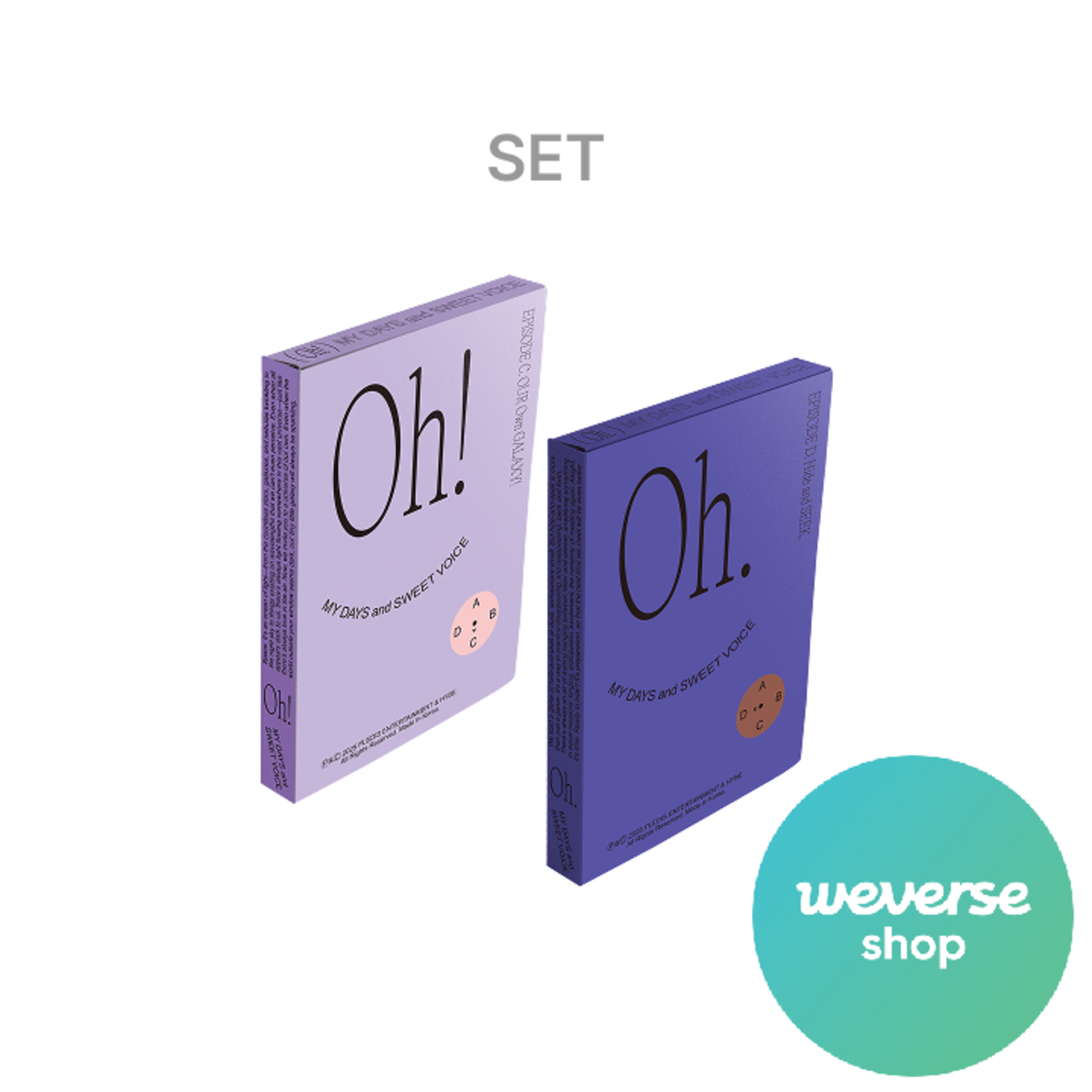 Seventeen SEVENTEEN - UNIT PHOTOBOOK ‘EPISODE C,D' SET + Weverse Gift (WS)