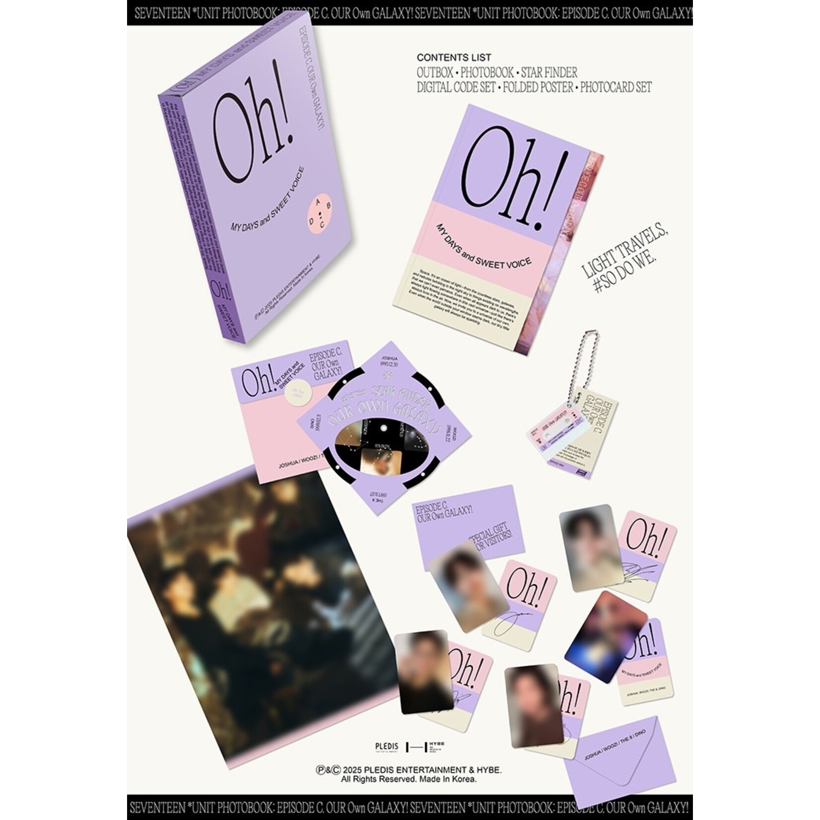 Seventeen SEVENTEEN - UNIT PHOTOBOOK ‘EPISODE C,D' SET + Weverse Gift (WS)